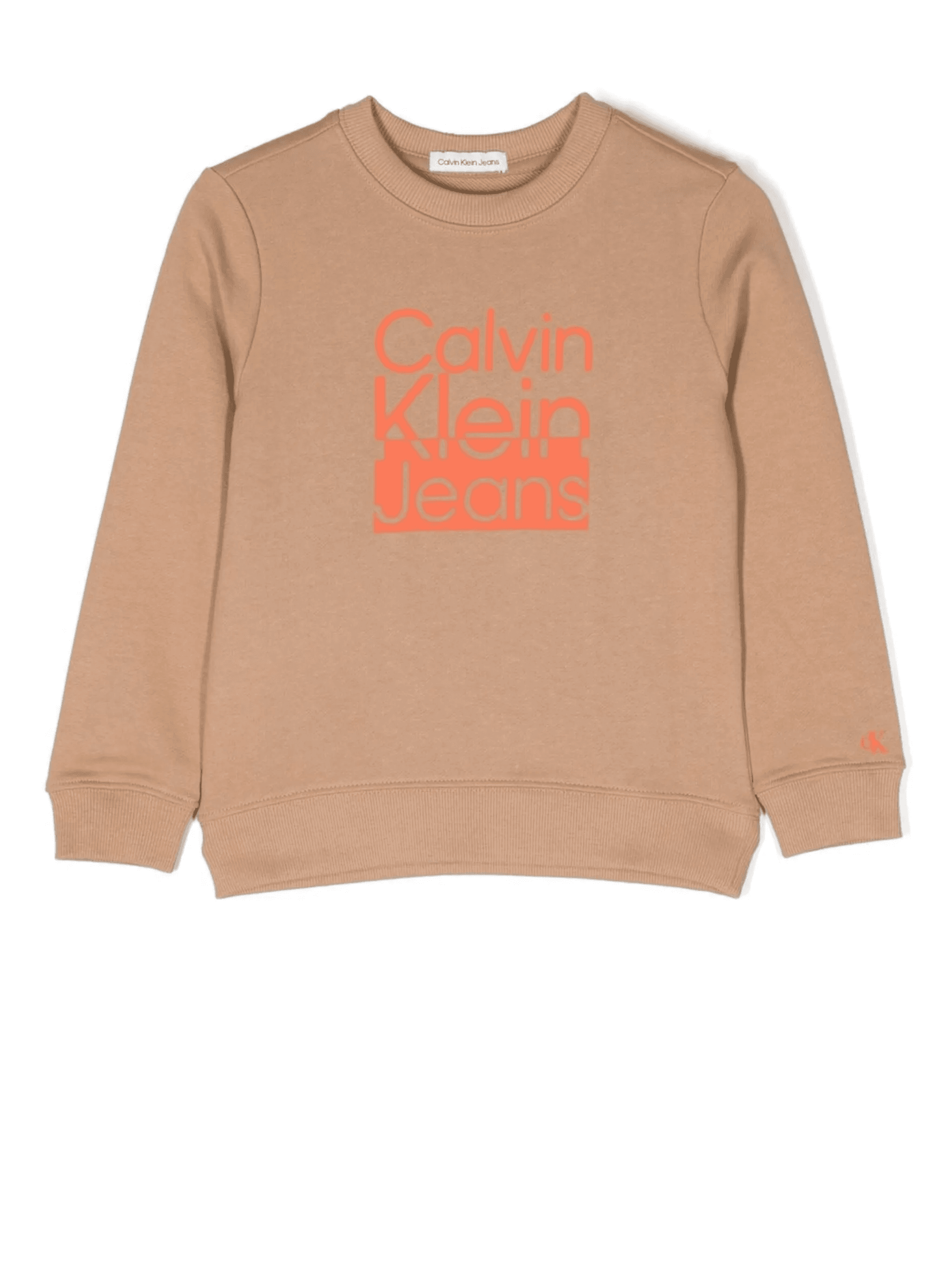 logo print crew-neck sweatshirt - Image 1