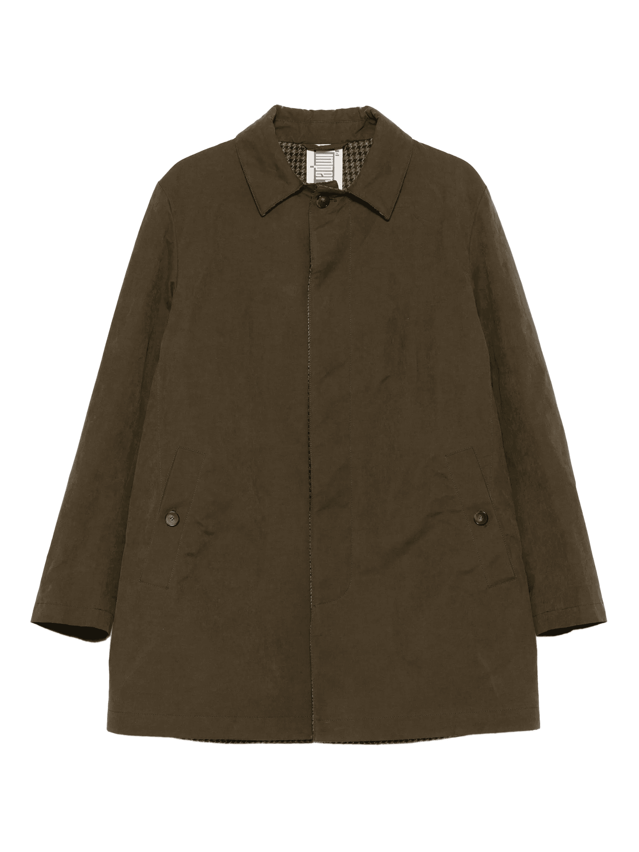 buttoned raincoat - Image 1