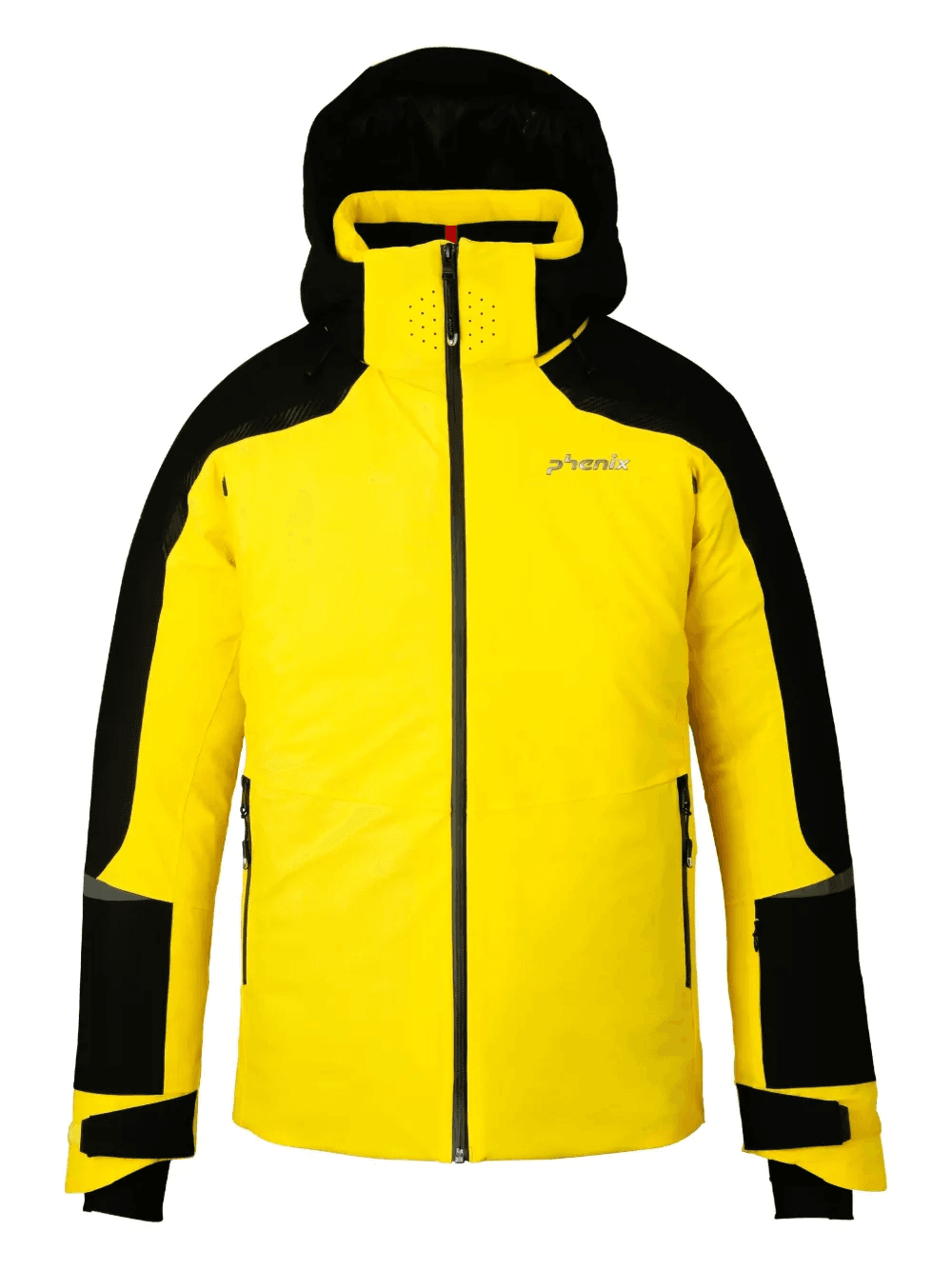 hooded zip-fastening ski jacket - Image 1