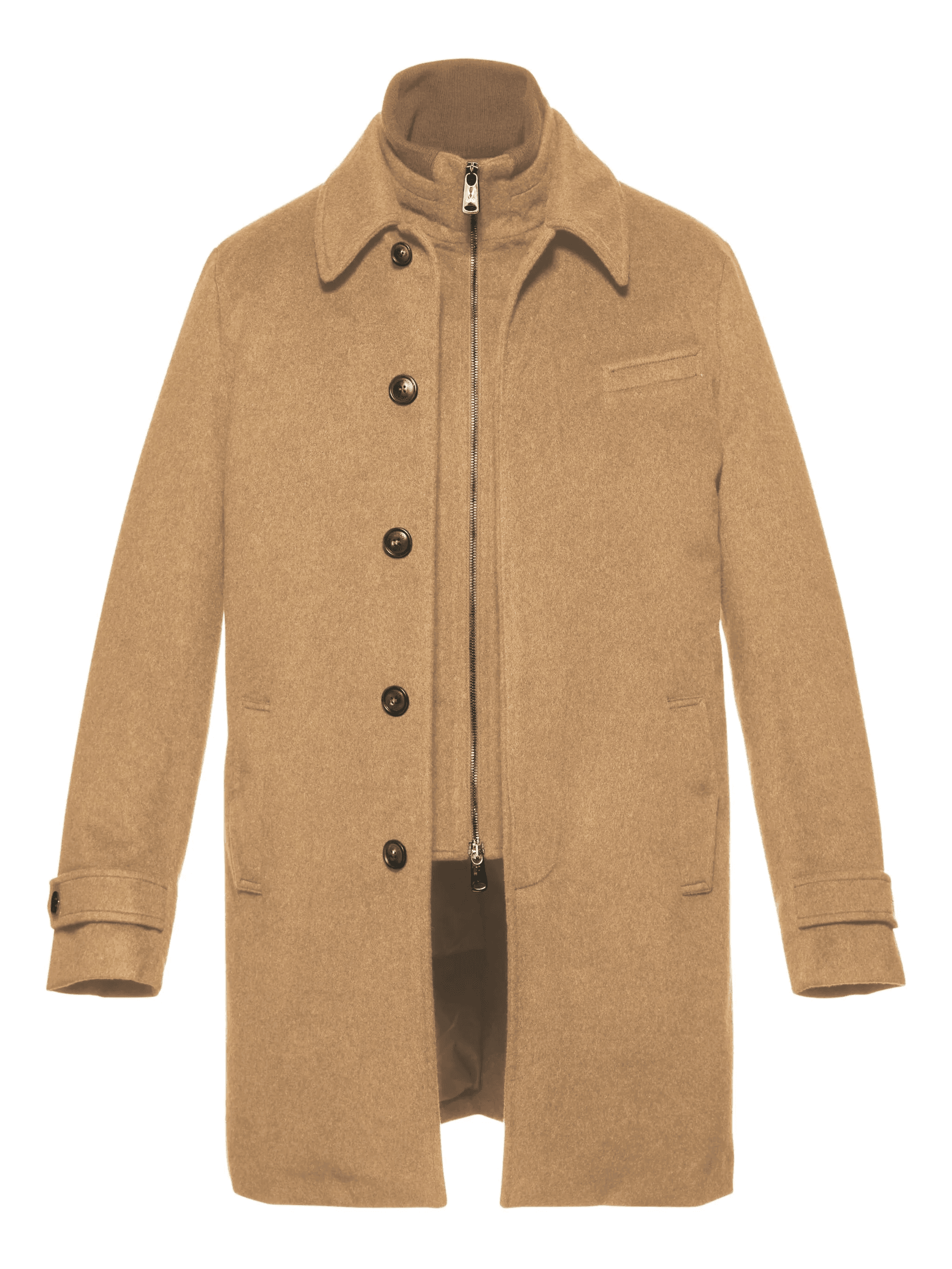 Euro button-fastening coat - Image 1