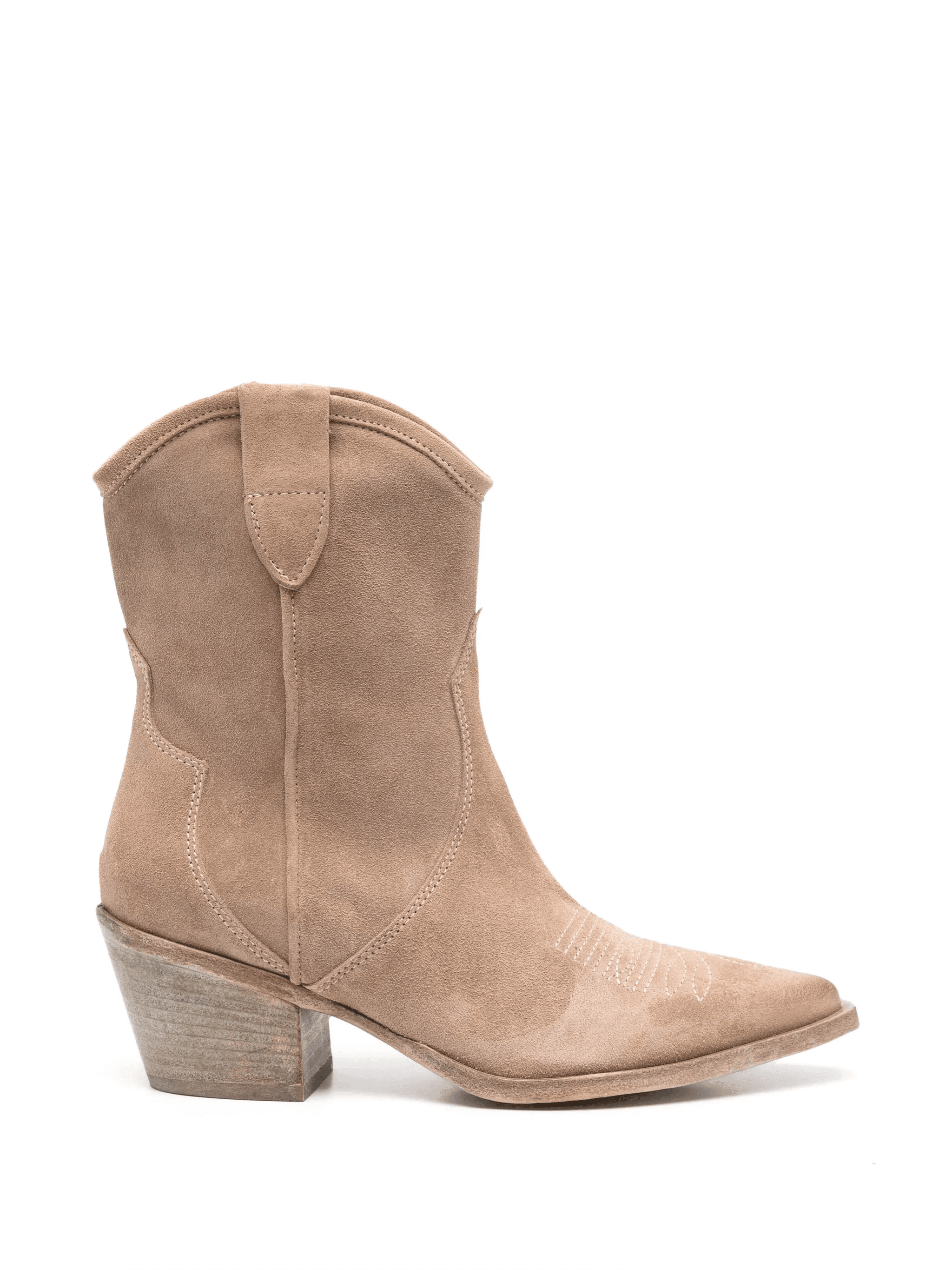 embroidered leather cowboy boots - Image 1