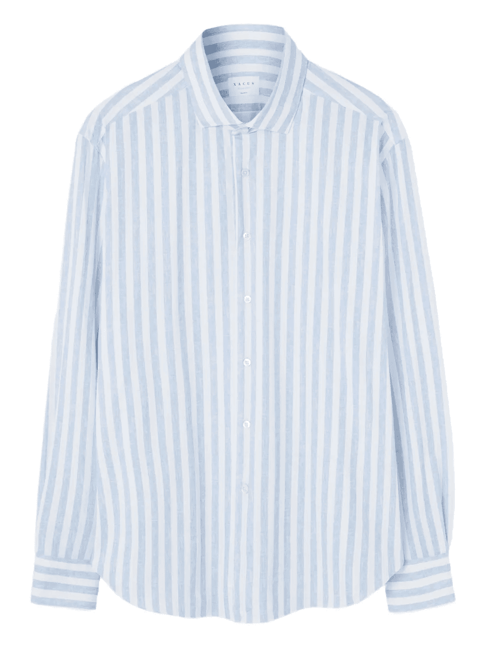 striped long-sleeved shirt - Image 1