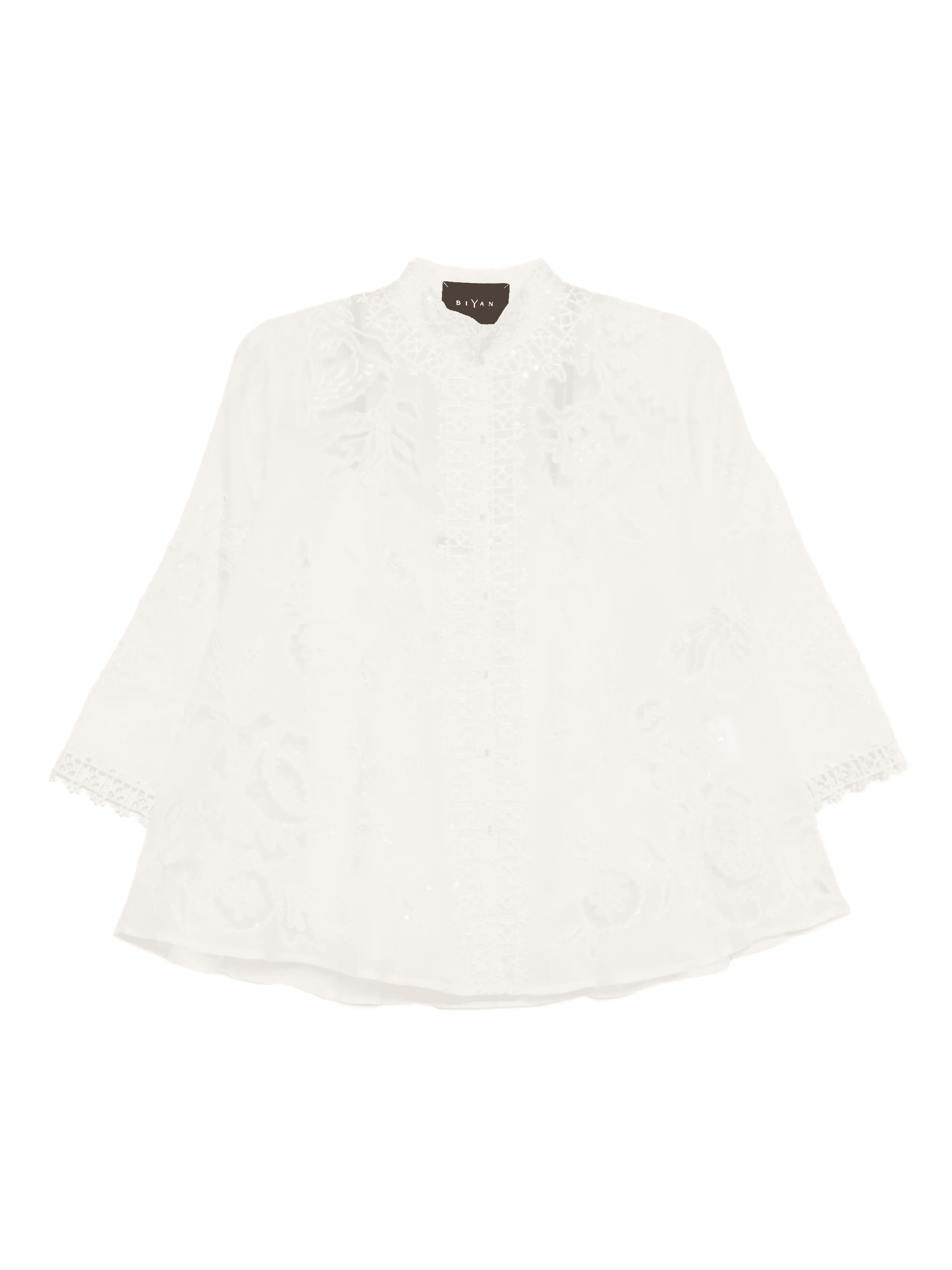 beaded silk top - Image 1