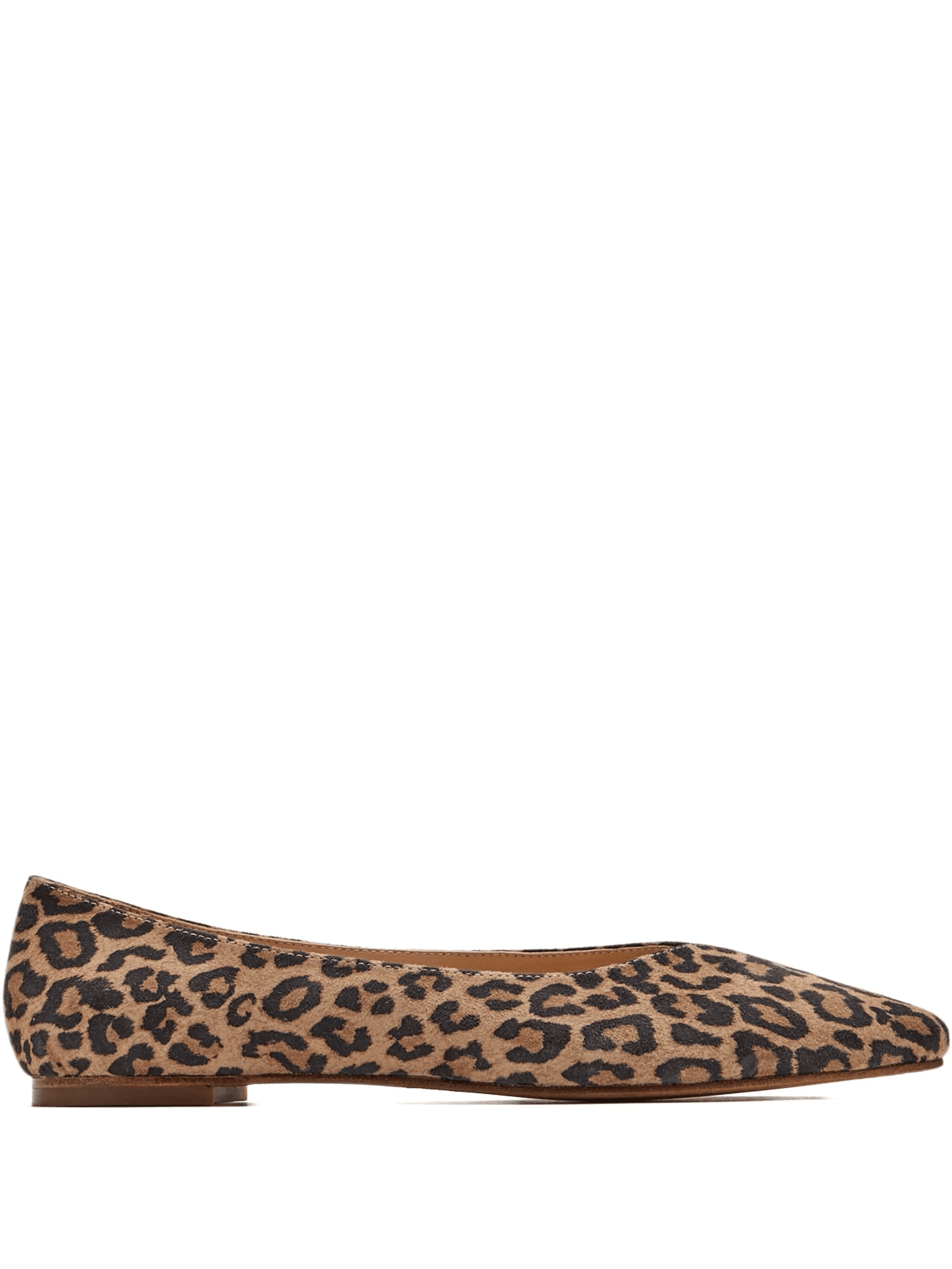 leopard-print pointed-toe flats - Image 1