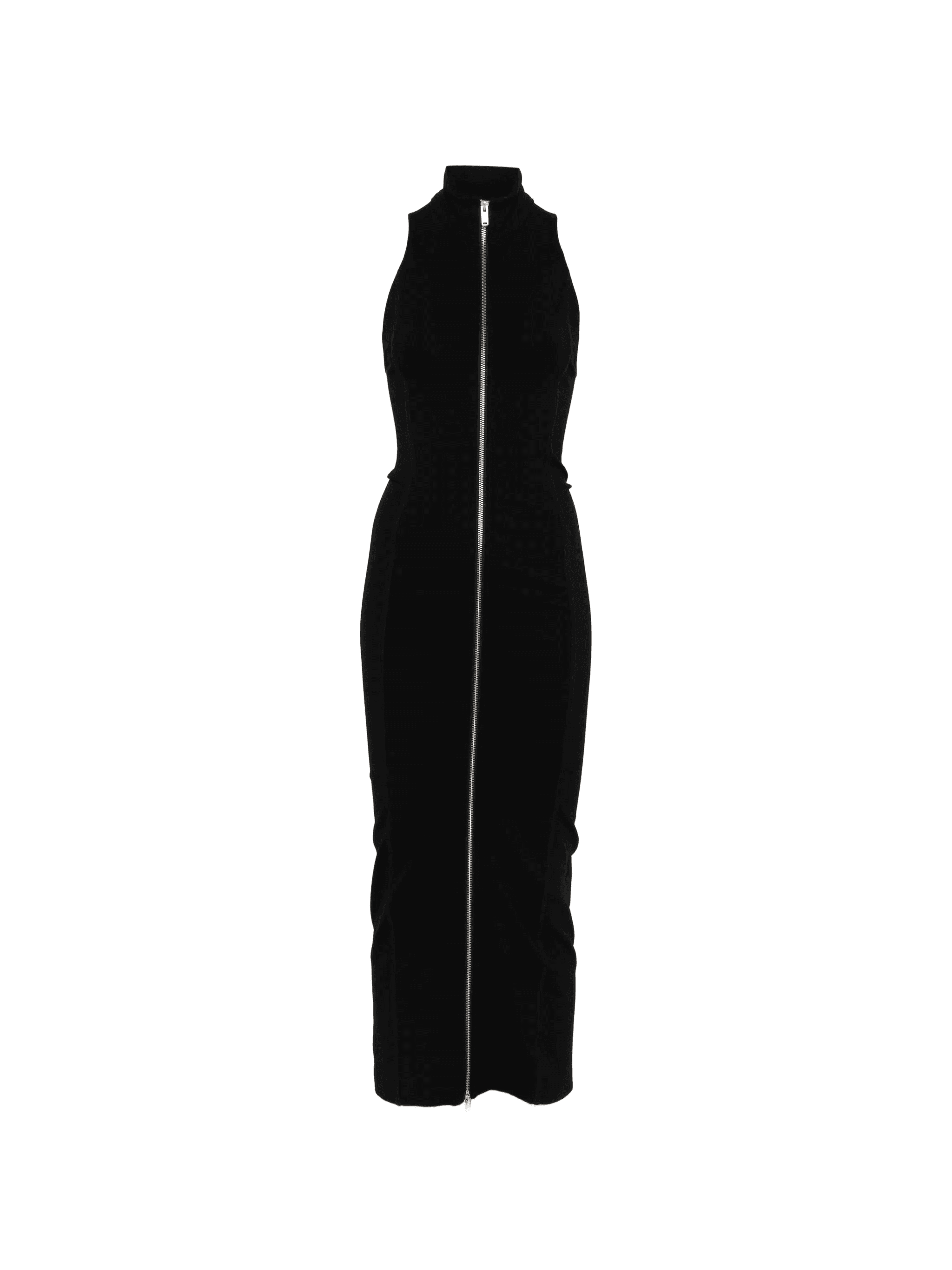 zip-fastening maxi dress - Image 1