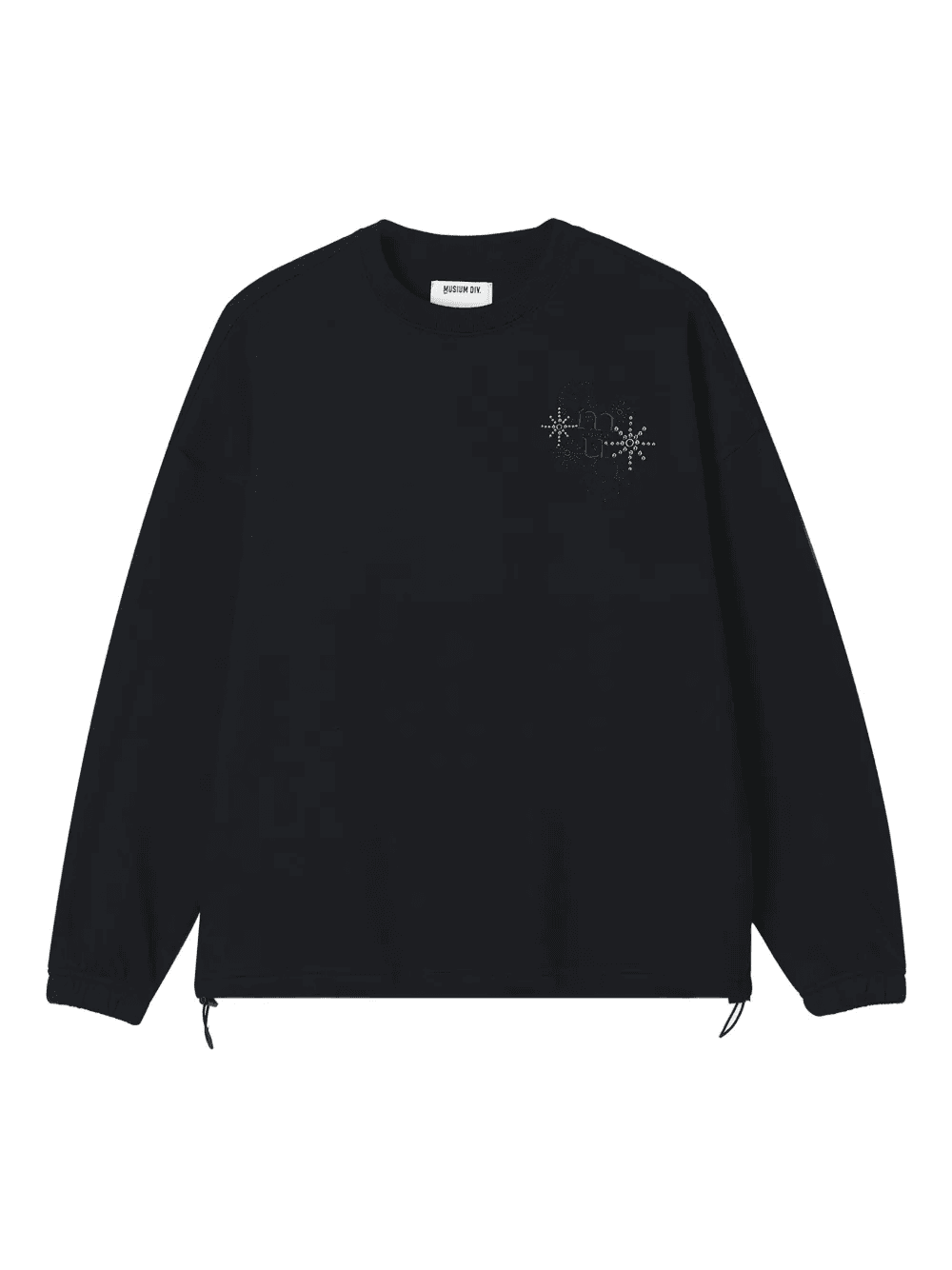 embellished graphic sweatshirt - Image 1
