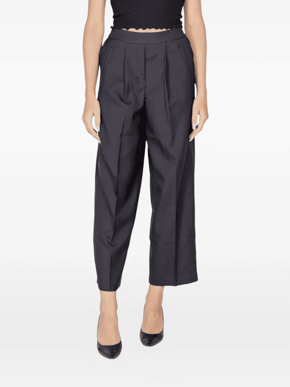 Ihzimmie pleated wide-leg trousers - Image 1