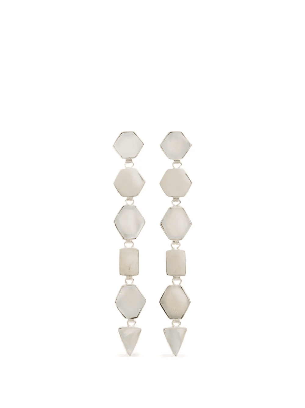 Warrioress Armour drop-design earrings - Image 1