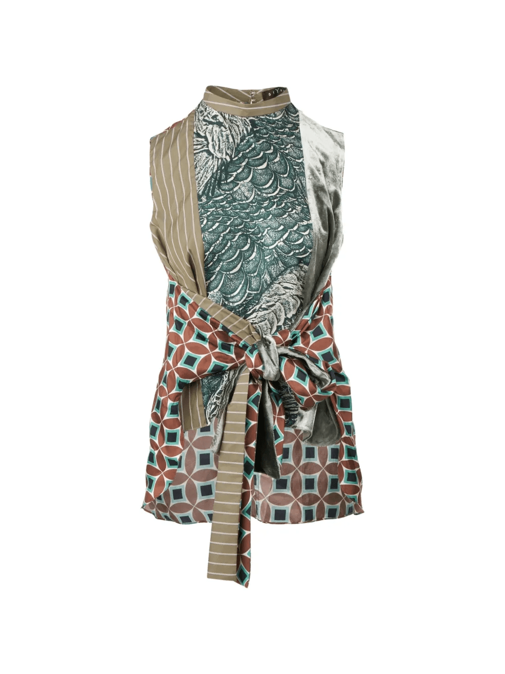 geometric-pattern top - Image 1