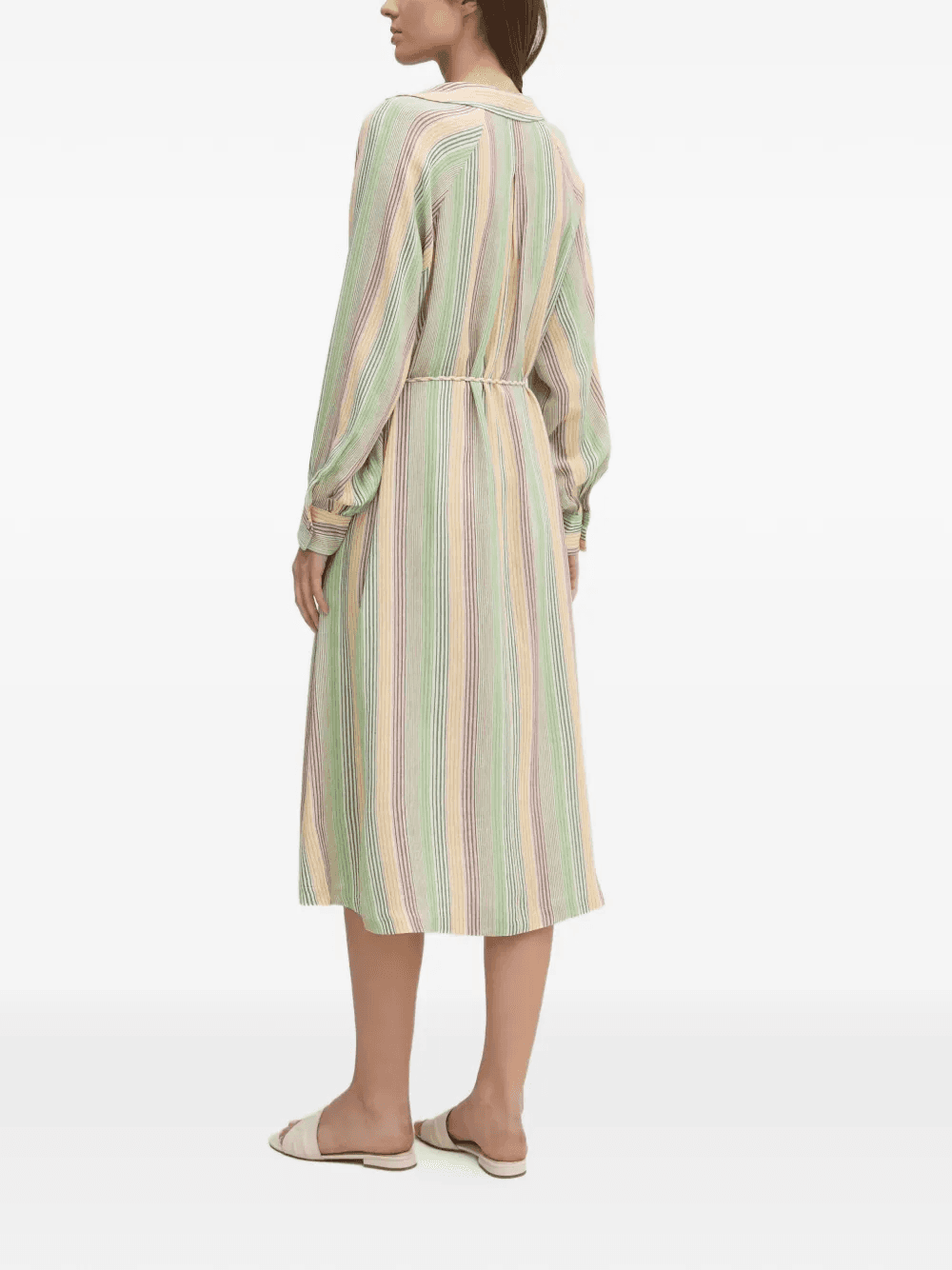 Riva striped tie-waist dress - Image 1