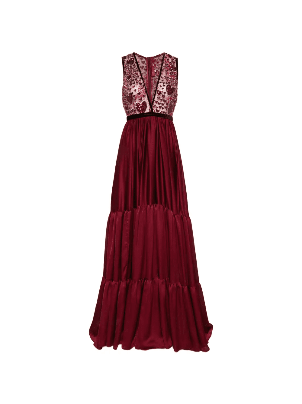 V-neck maxi dress - Image 1