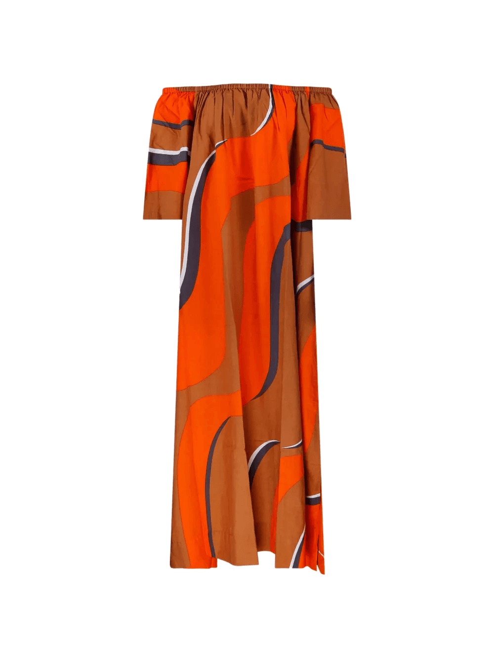 Palao Madone abstract-print off-shoulder dress - Image 1