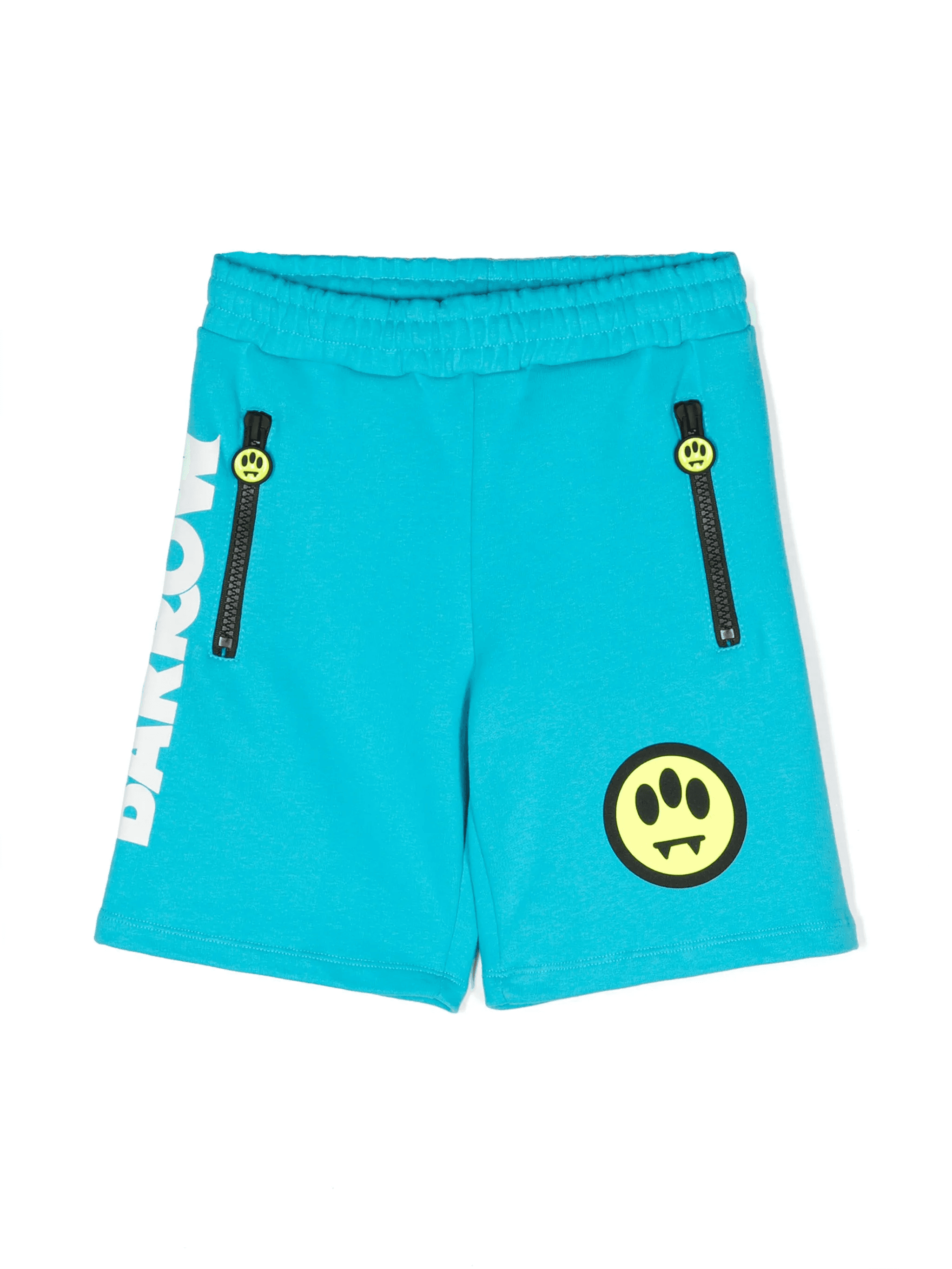 logo-print cotton track shorts - Image 1