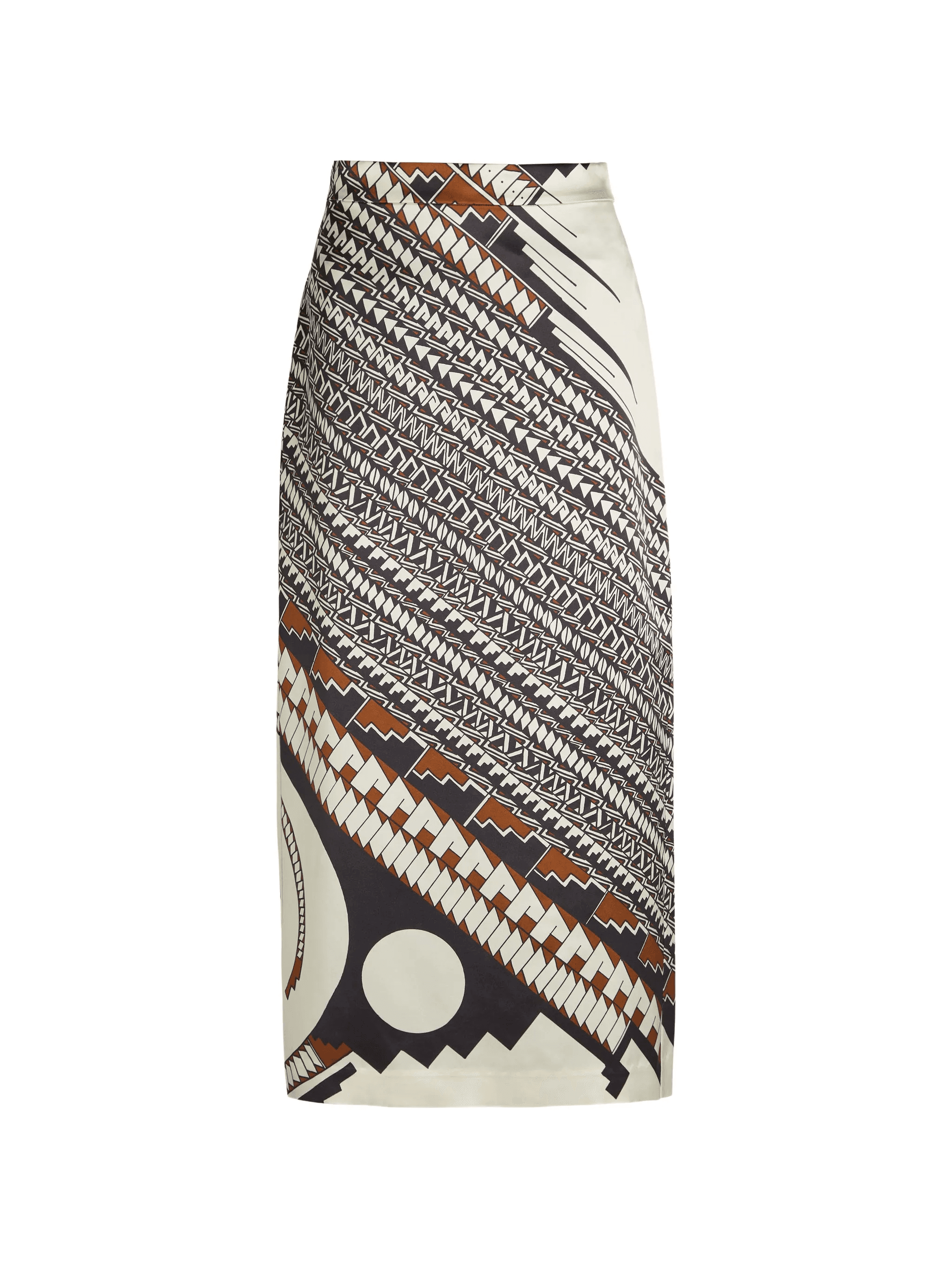Lexi geometric print midi skirt - Image 1
