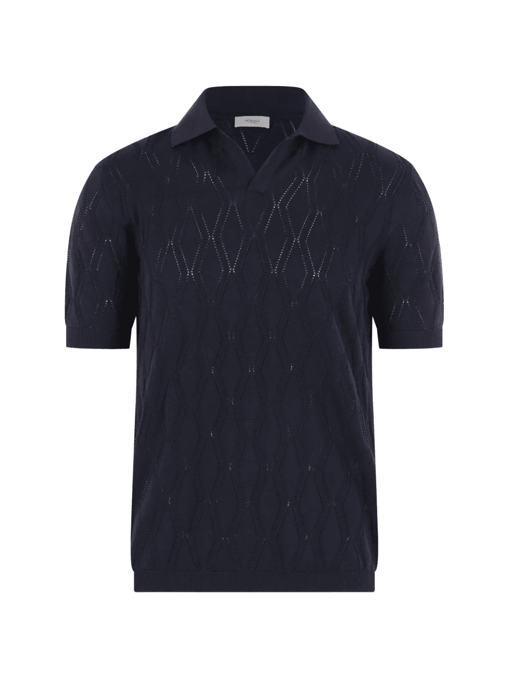 diamond-pattern T-shirt - Image 1