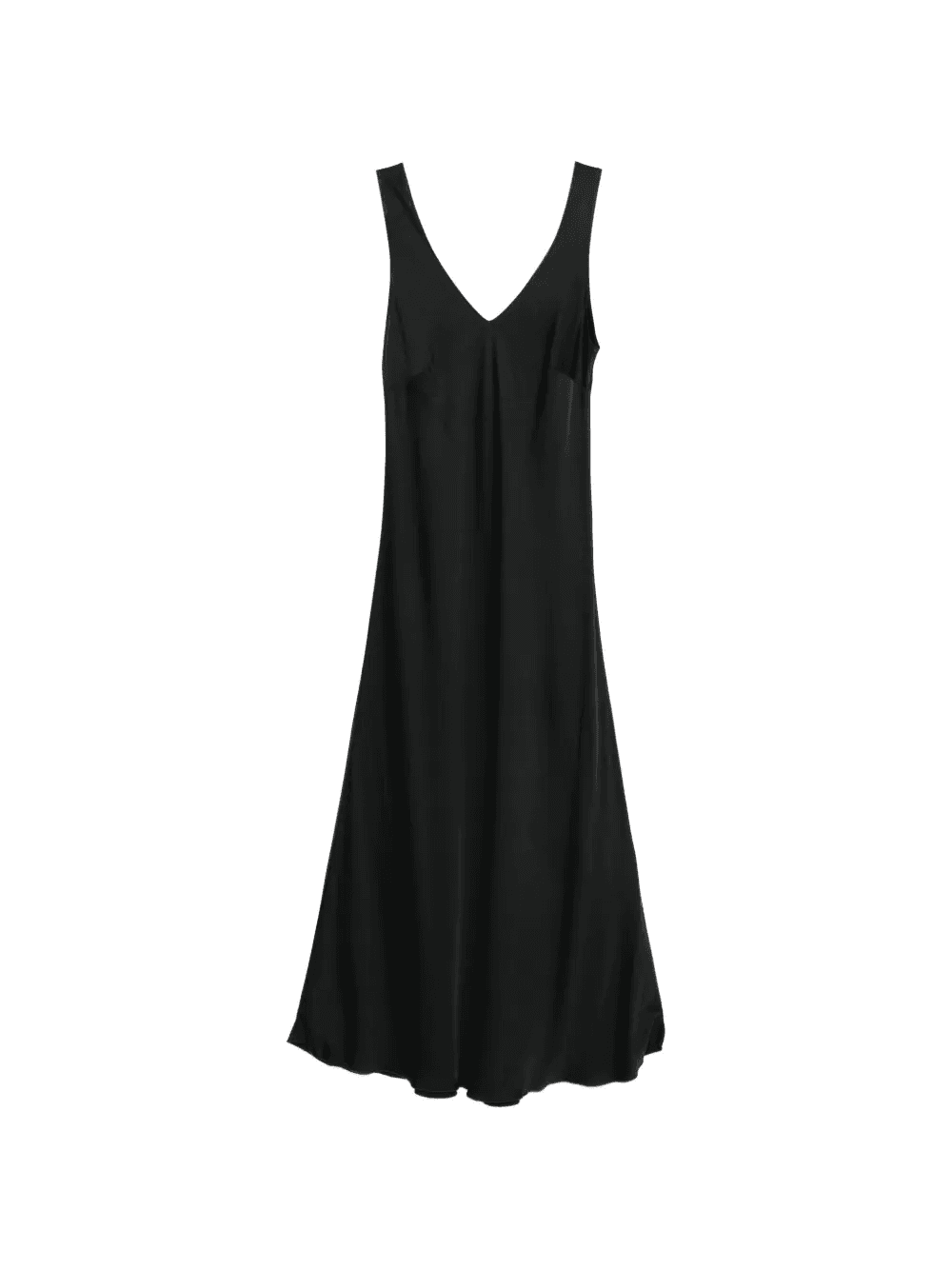 V-neck midi dress - Image 1