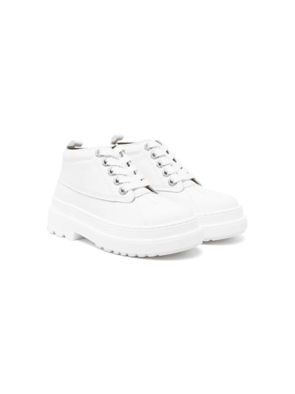 lace-up leather sneakers - Image 1