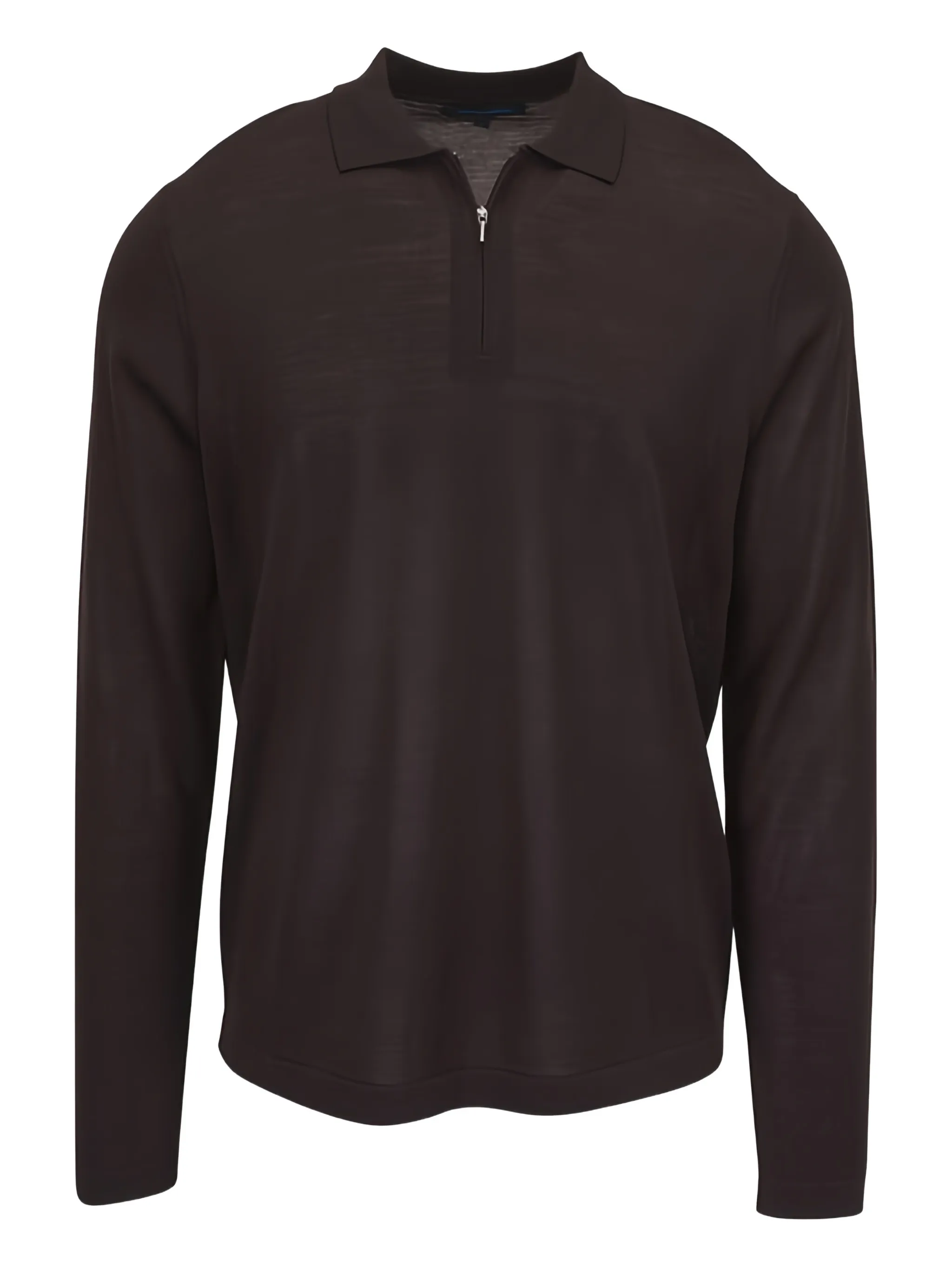zip-up polo polo shirt - Image 1