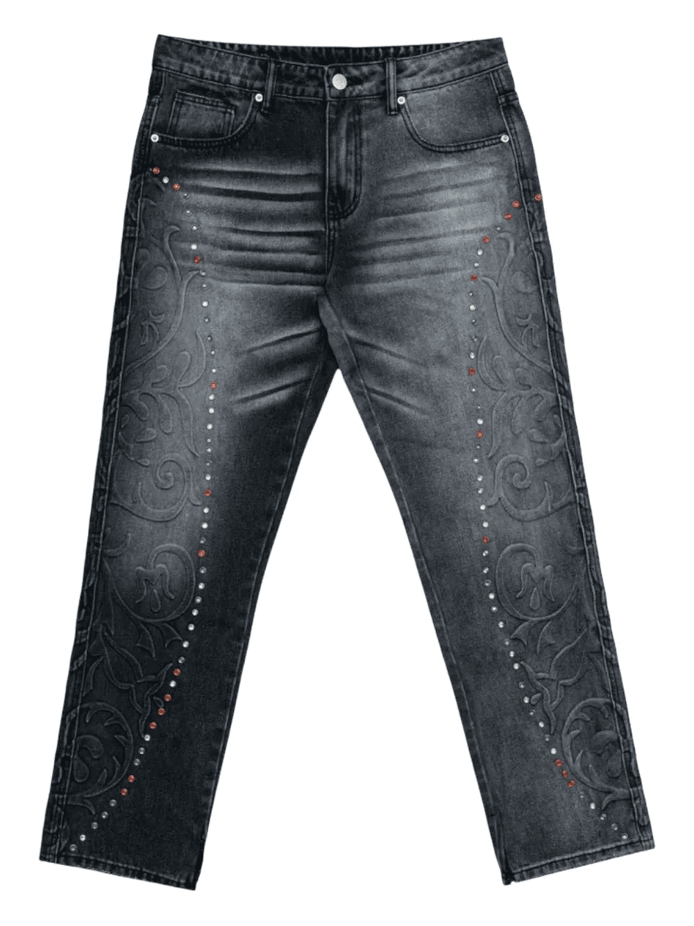 Cathedral rhinestone jeans - Image 1