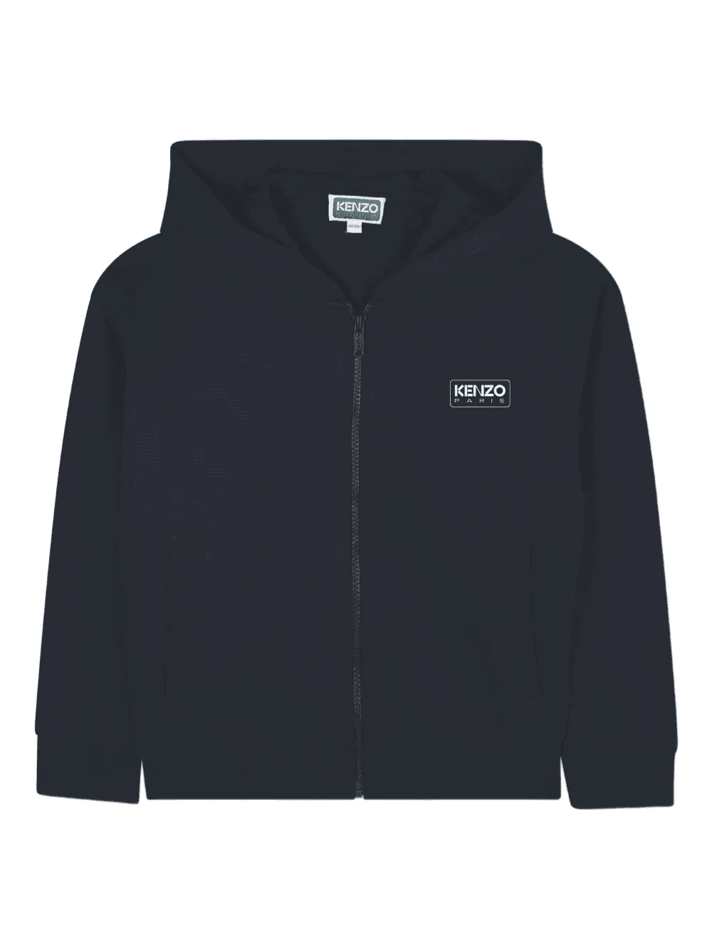 logo-print zip-up hoodie - Image 1
