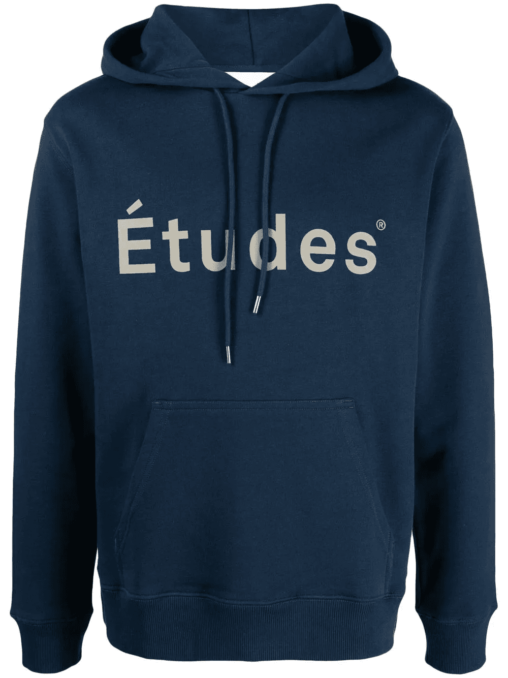 logo-print organic cotton hoodie - Image 1