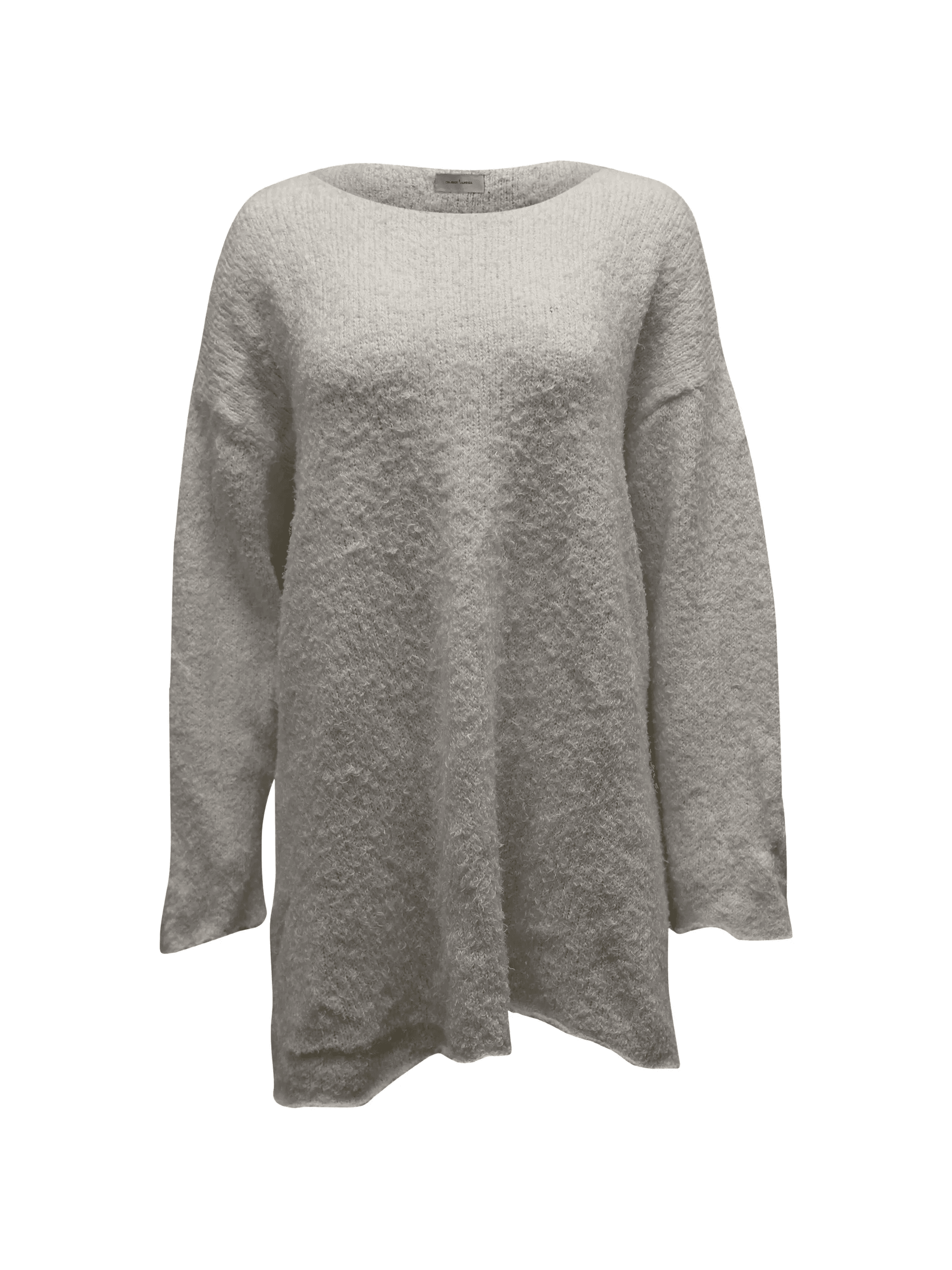 asymmetric linen sweater - Image 1