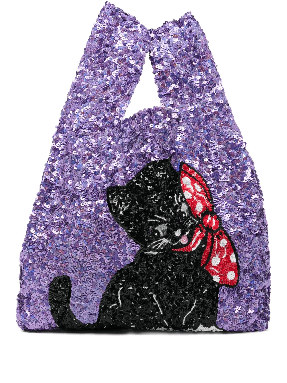 sequin-embellished tote bag - Image 1