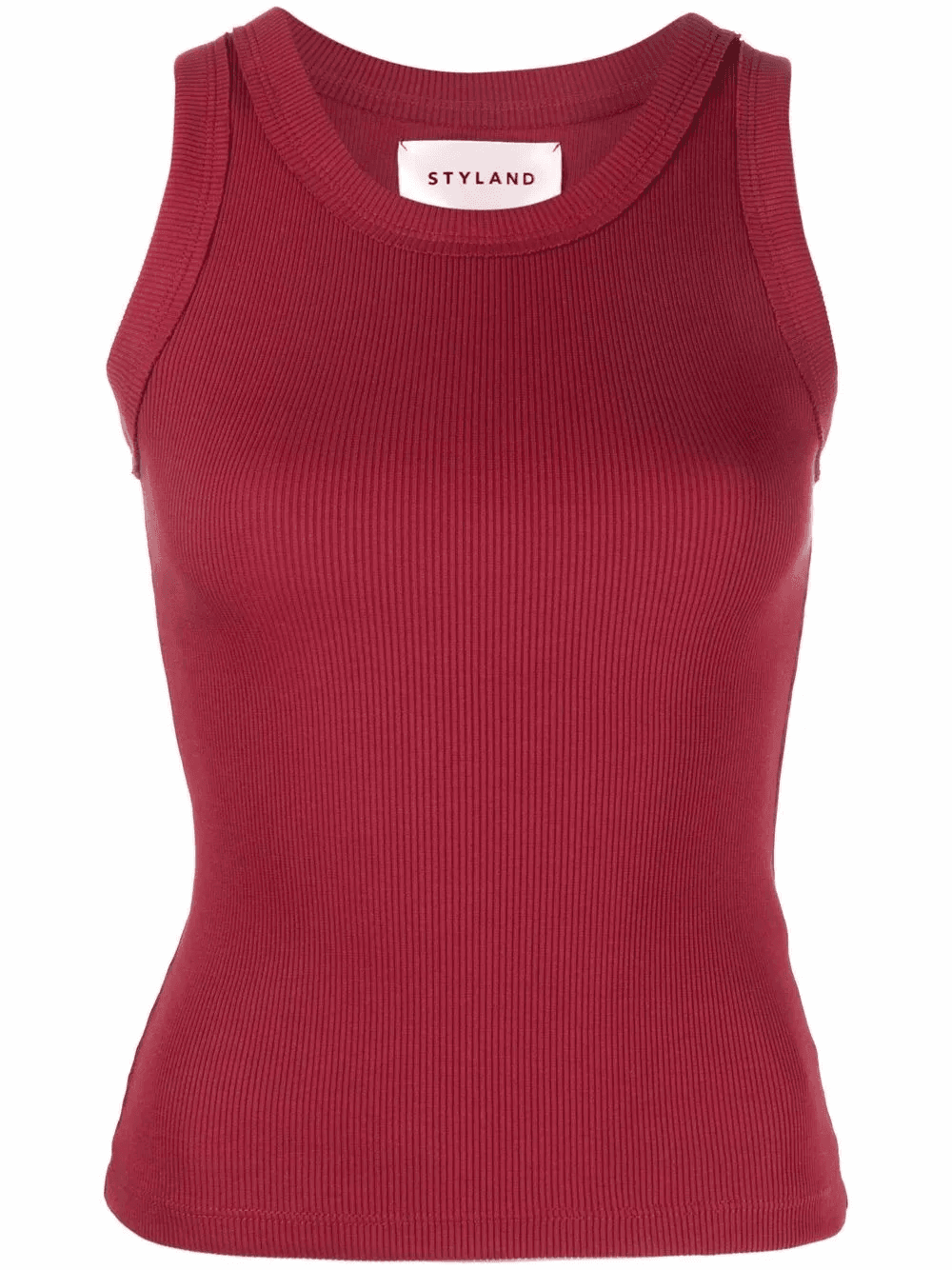 fine-ribbed tank top - Image 1