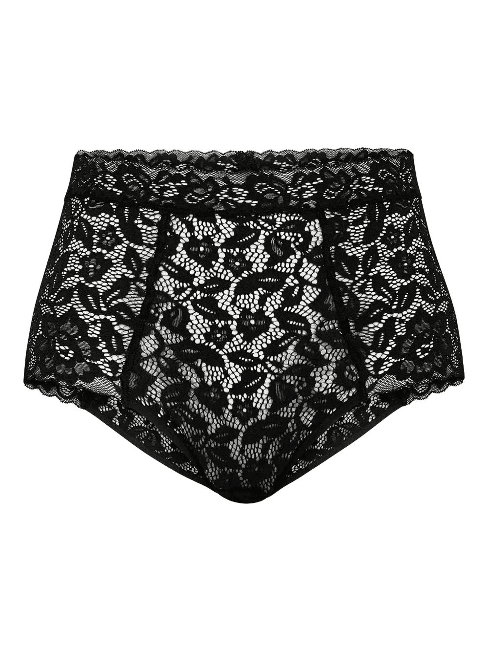 lace high-waisted briefs - Image 1