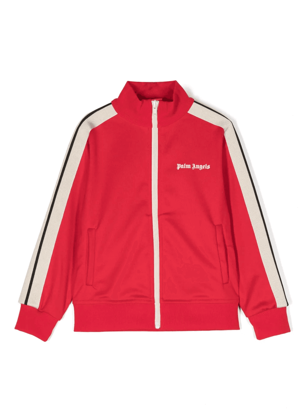 logo-print cotton track jacket - Image 1