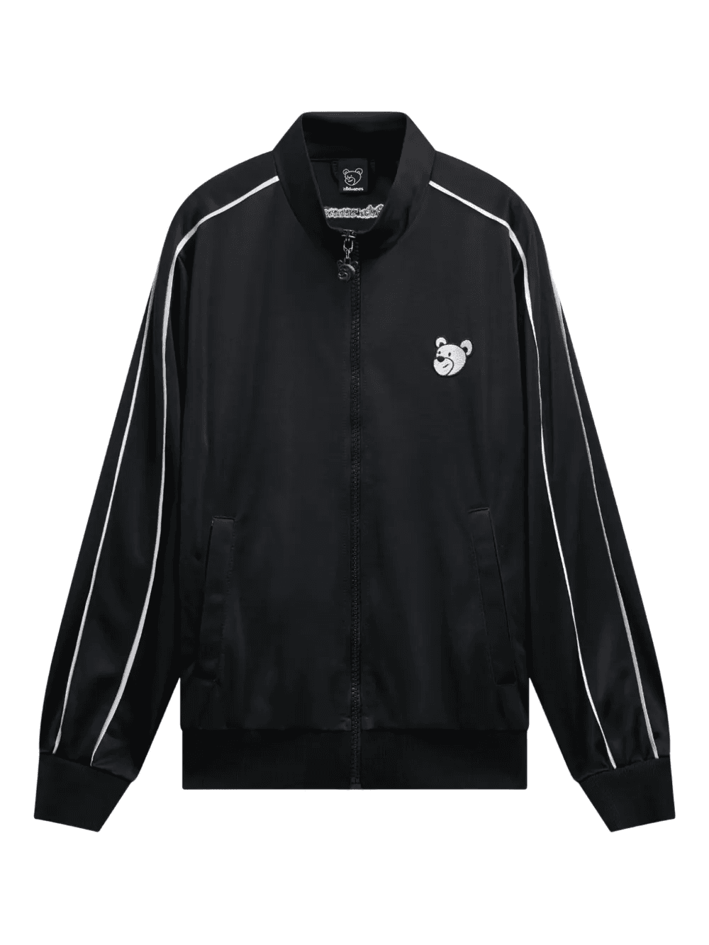 zip striped jacket - Image 1