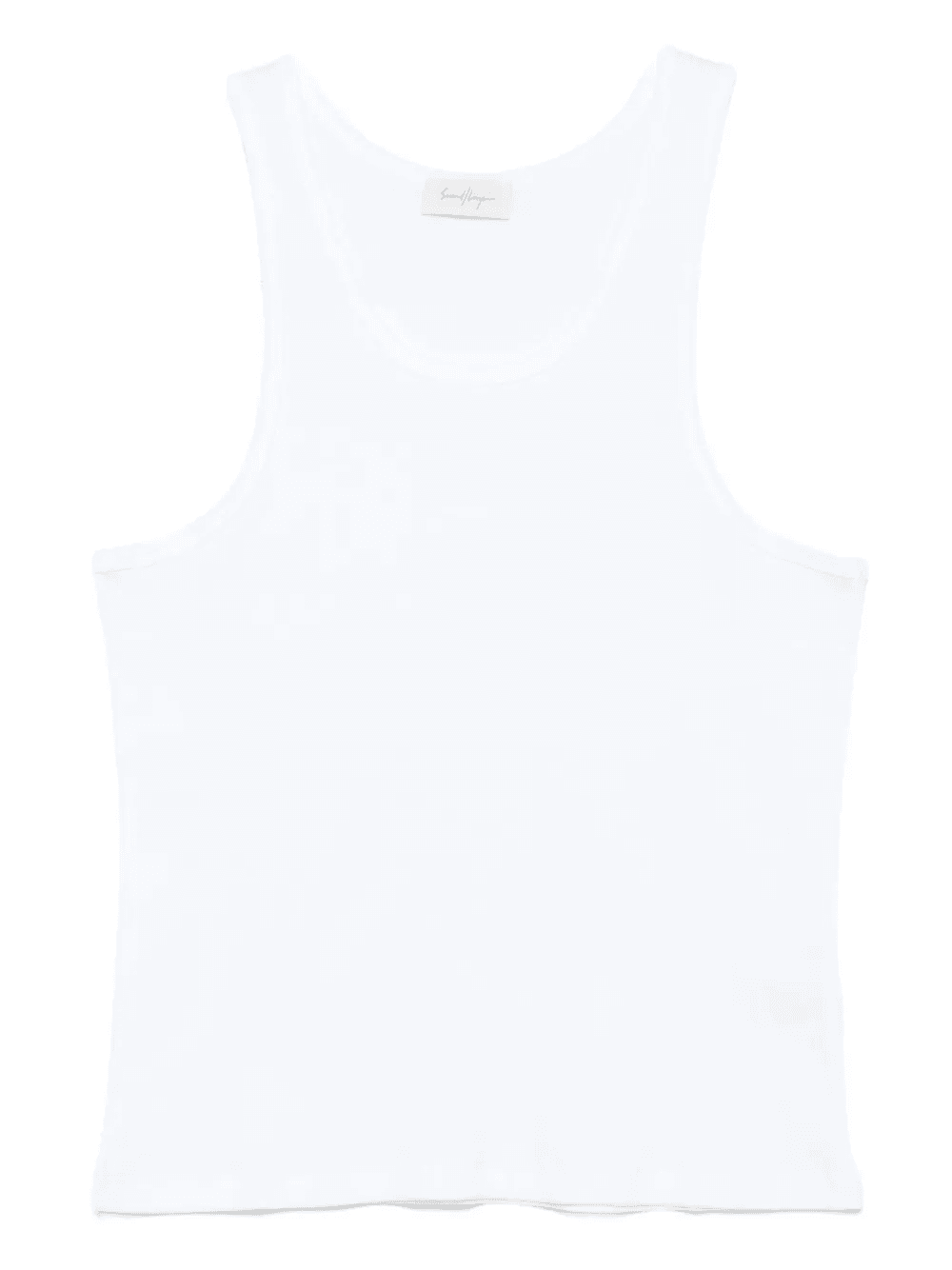 ribbed-cotton tank top - Image 1