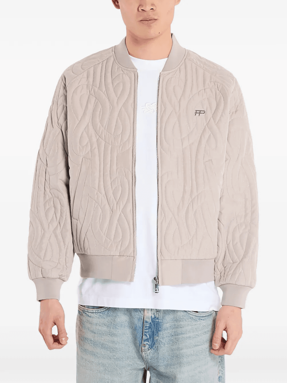 quilted bomber jacket - Image 1