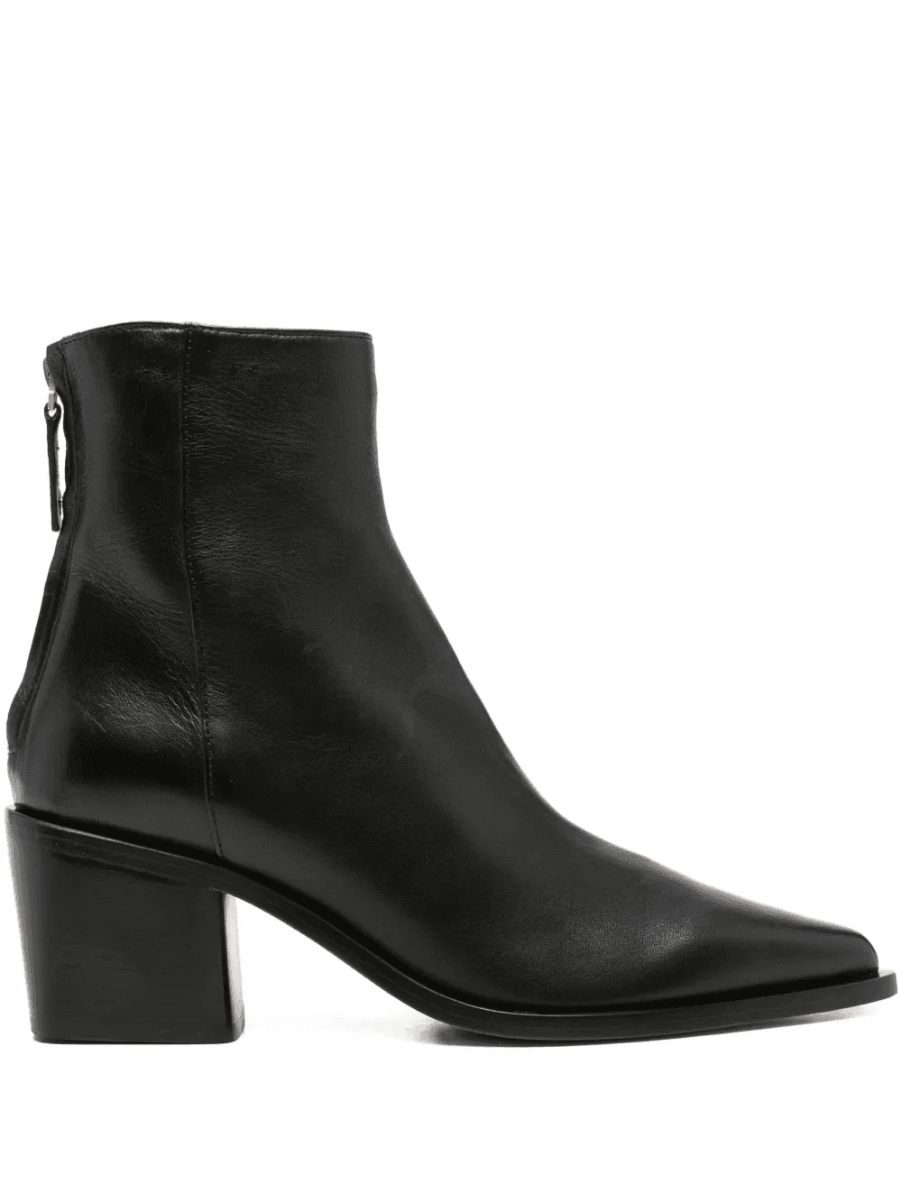 pointed-toe block-heel boots - Image 1