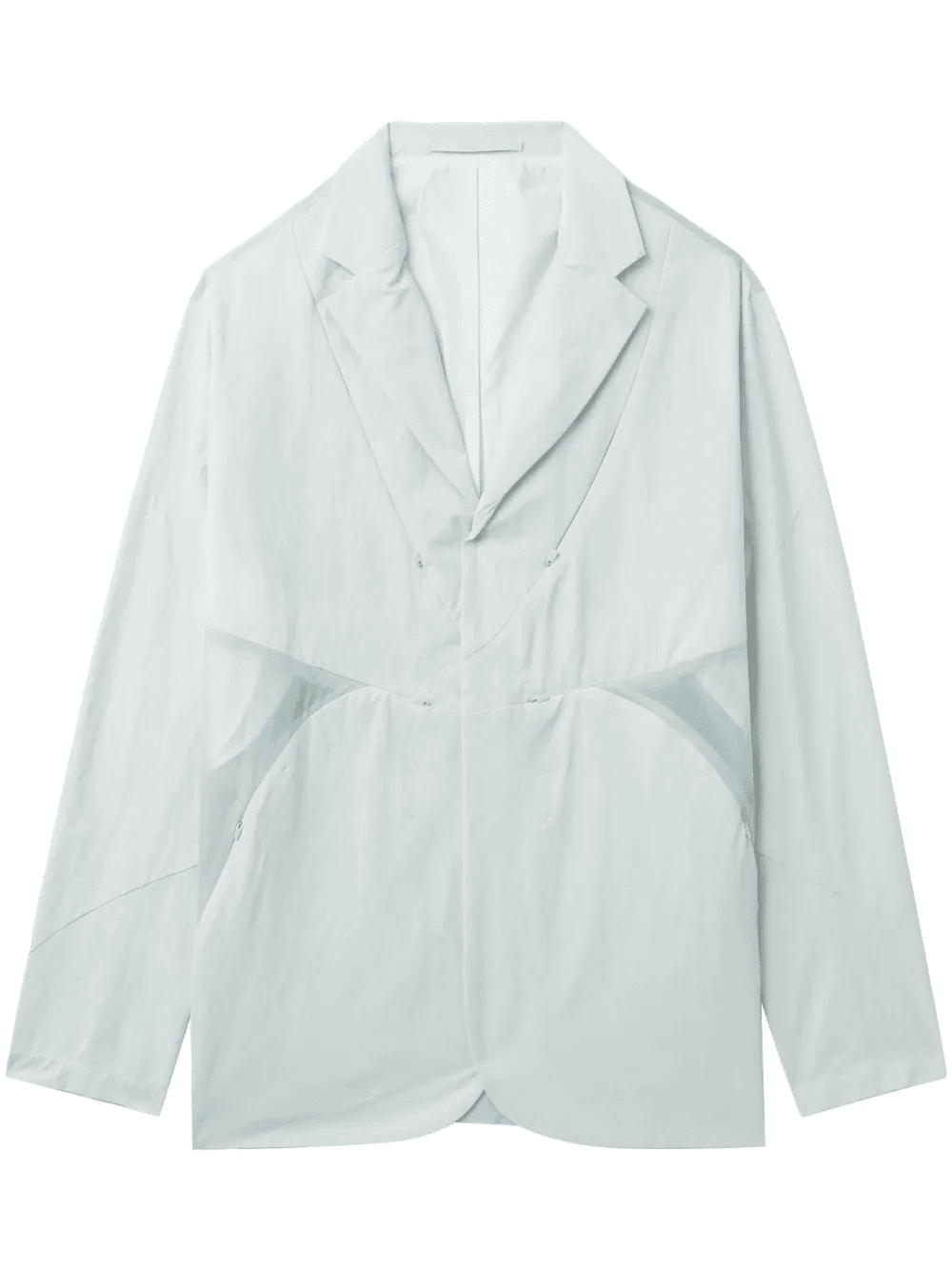 semi-sheer notch-lapels jacket - Image 1