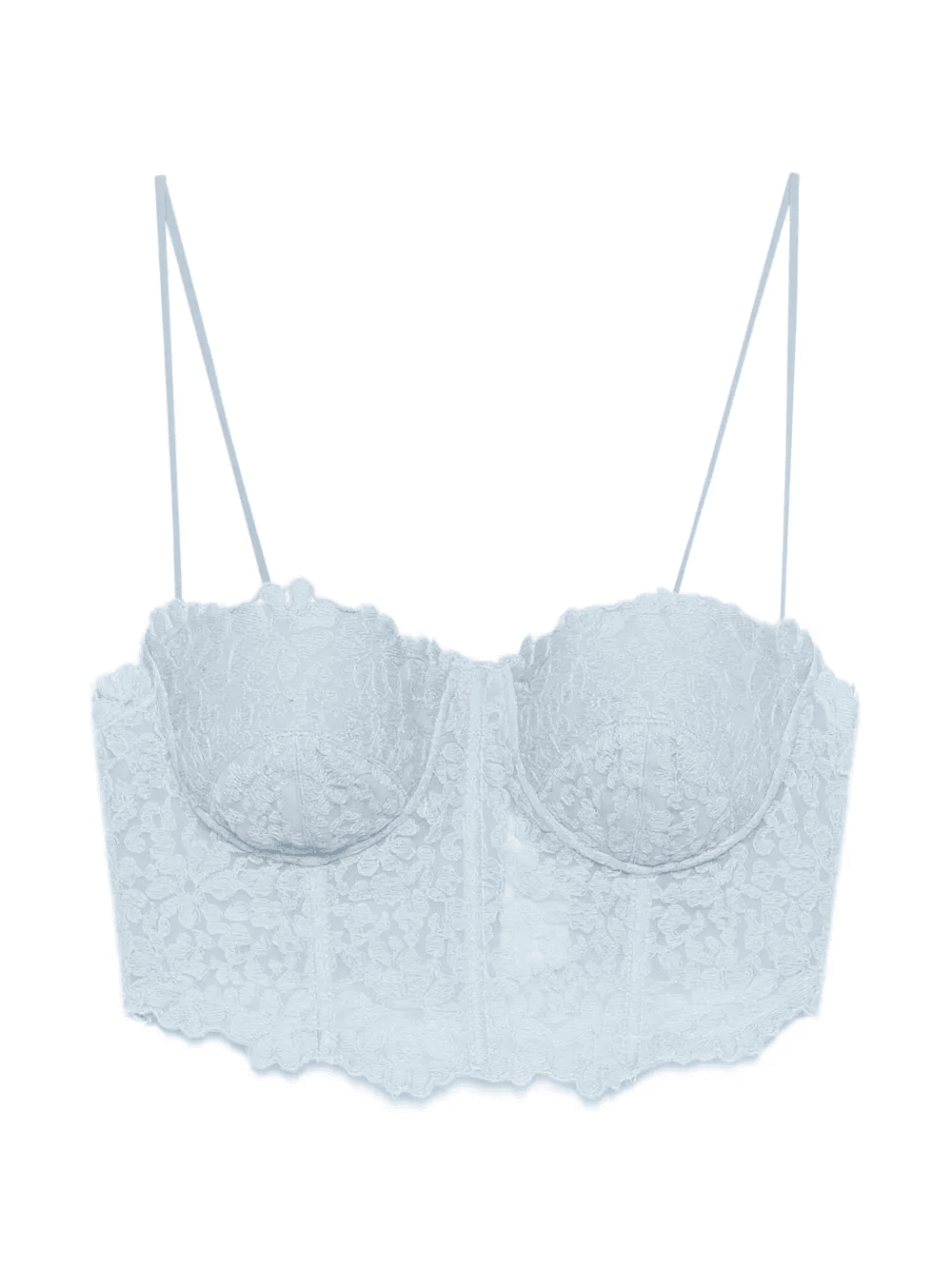 lace spaghetti-strap top - Image 1
