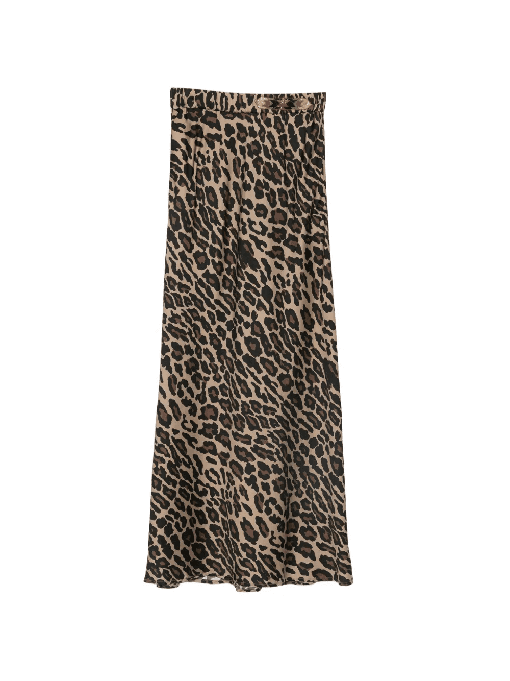 leopard-pattern midi skirt - Image 1
