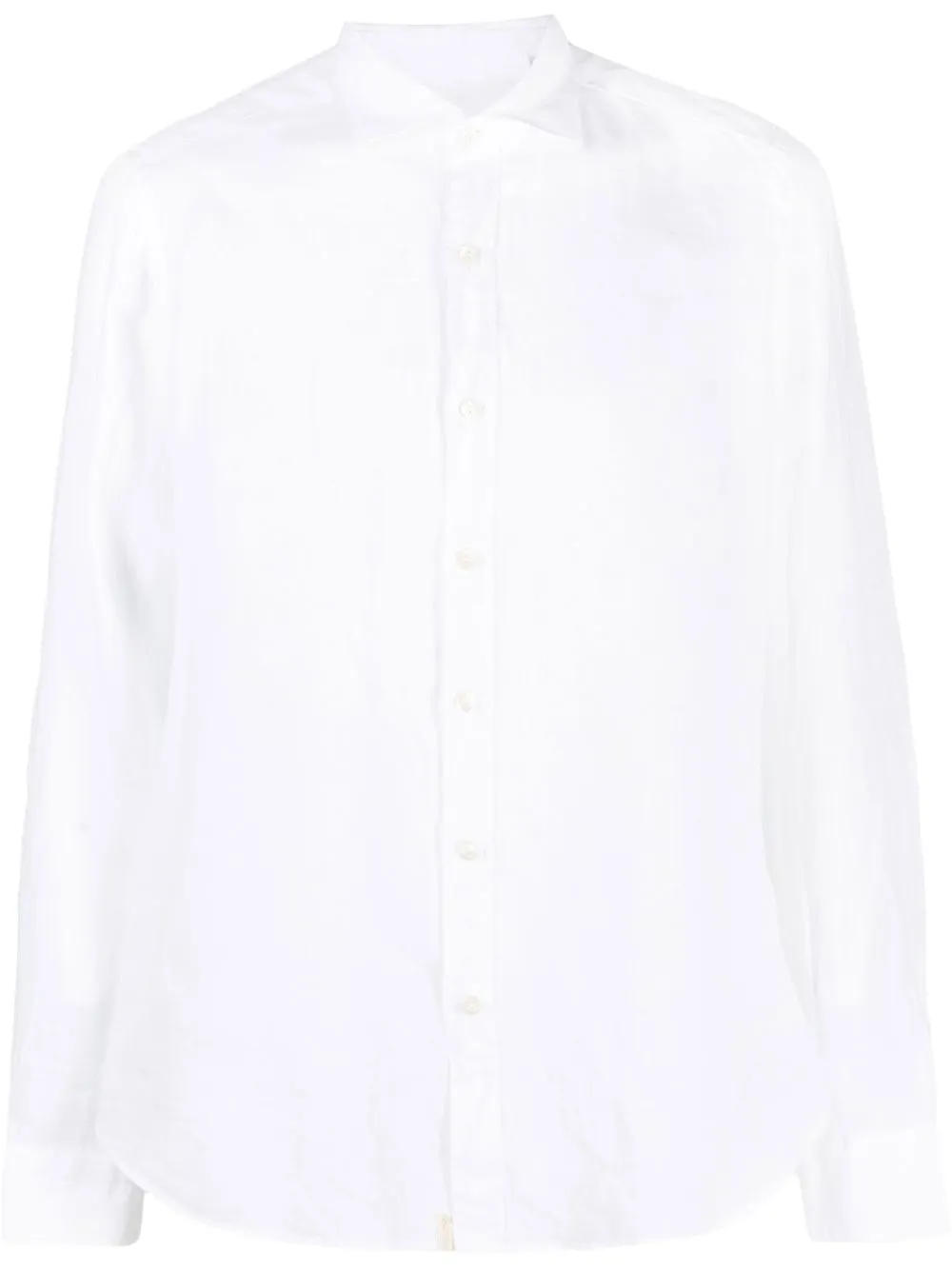cutaway collar linen shirt - Image 1