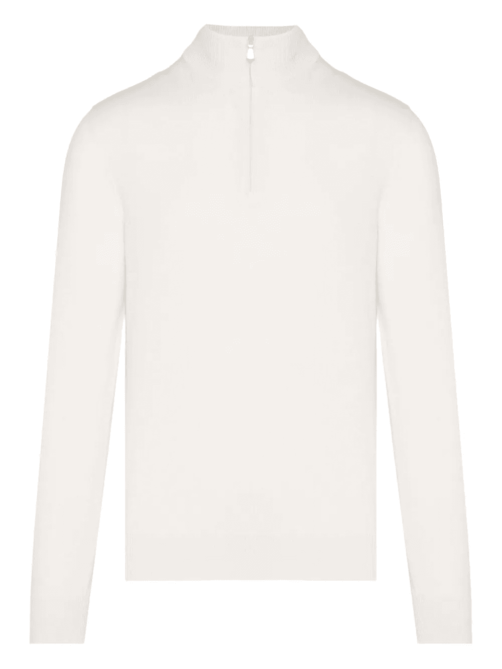 zip-neck cashmere sweater - Image 1