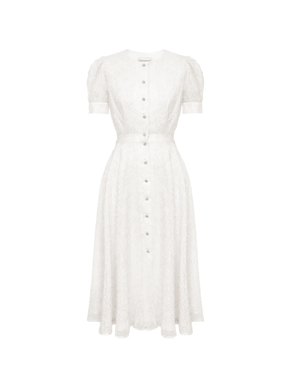 buttoned midi dress - Image 1