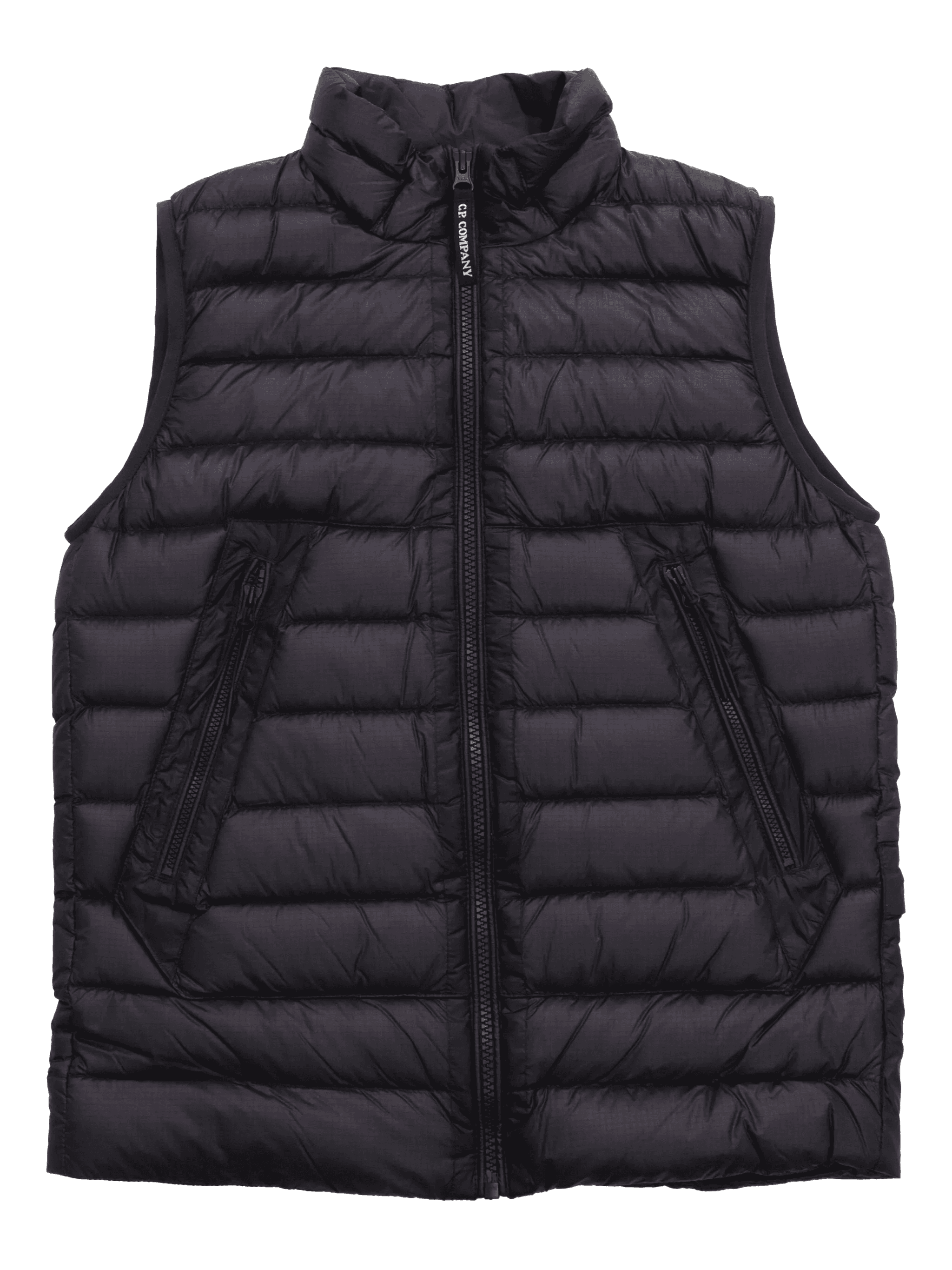 padded zip-up gilet - Image 1