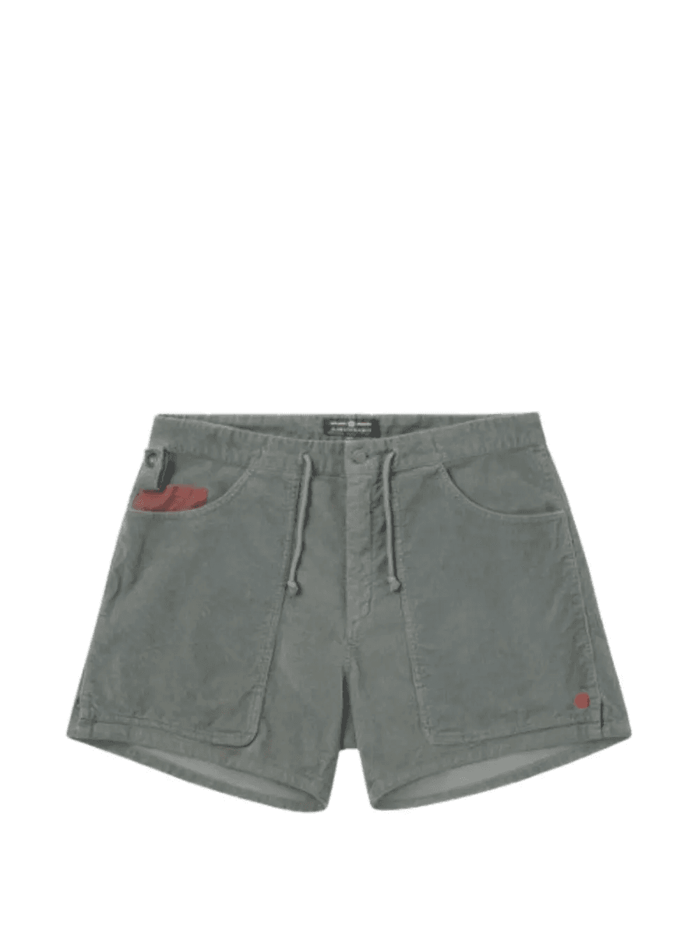 corduroy drawstring shorts - Image 1