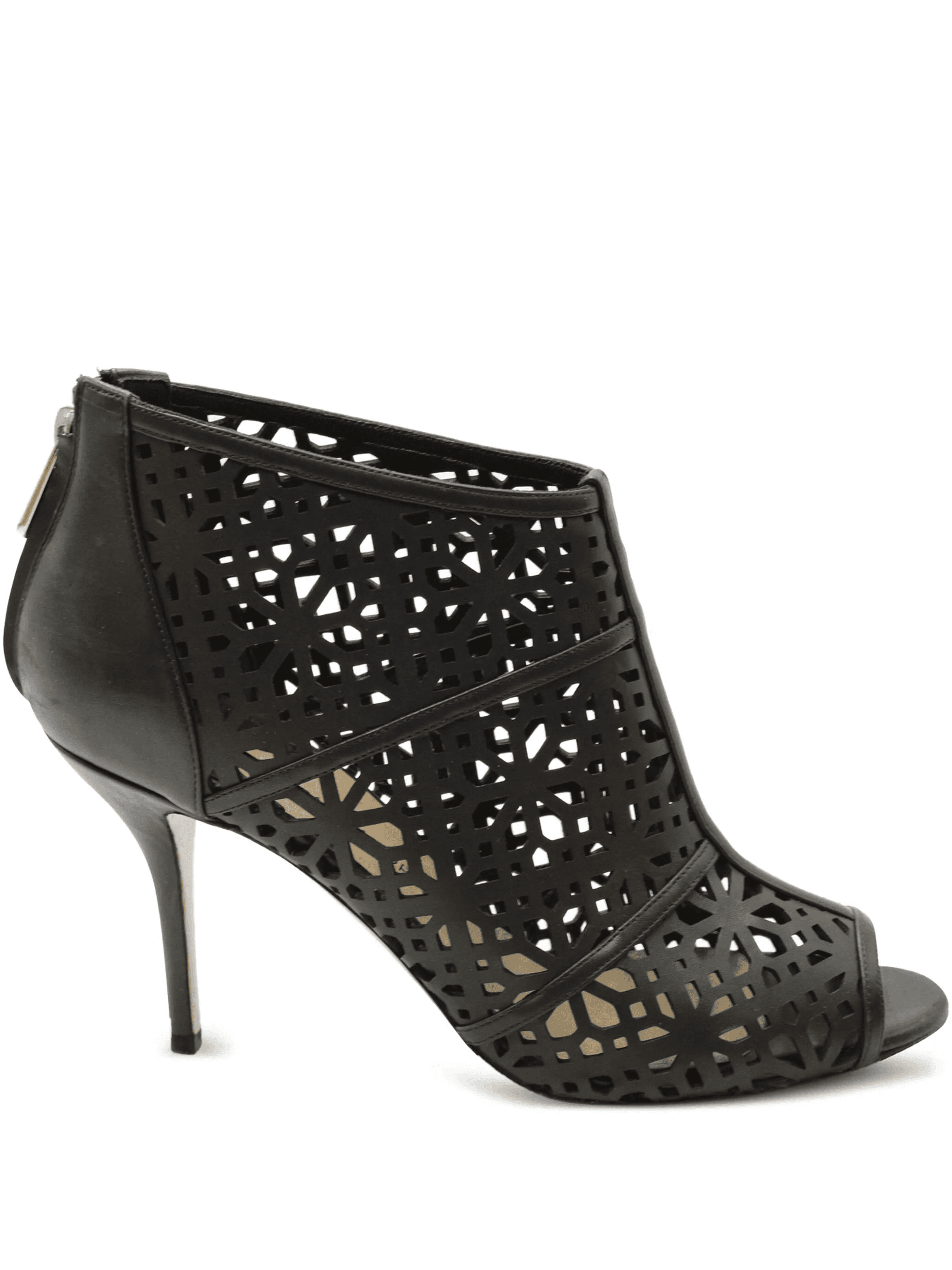 Gaomi cut-out leather ankle boots - Image 1