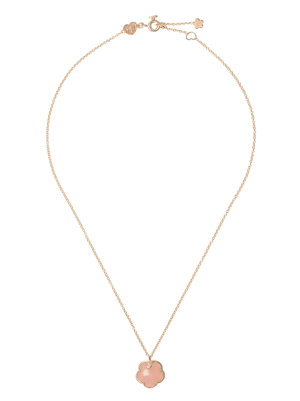 18kt rose gold diamond Petit Jolie necklace - Image 1