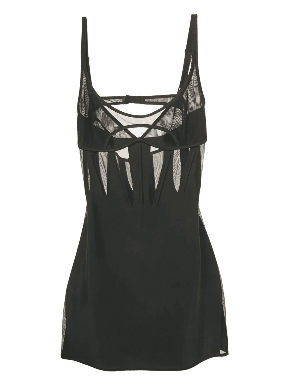 cut-out detail mini dress - Image 1