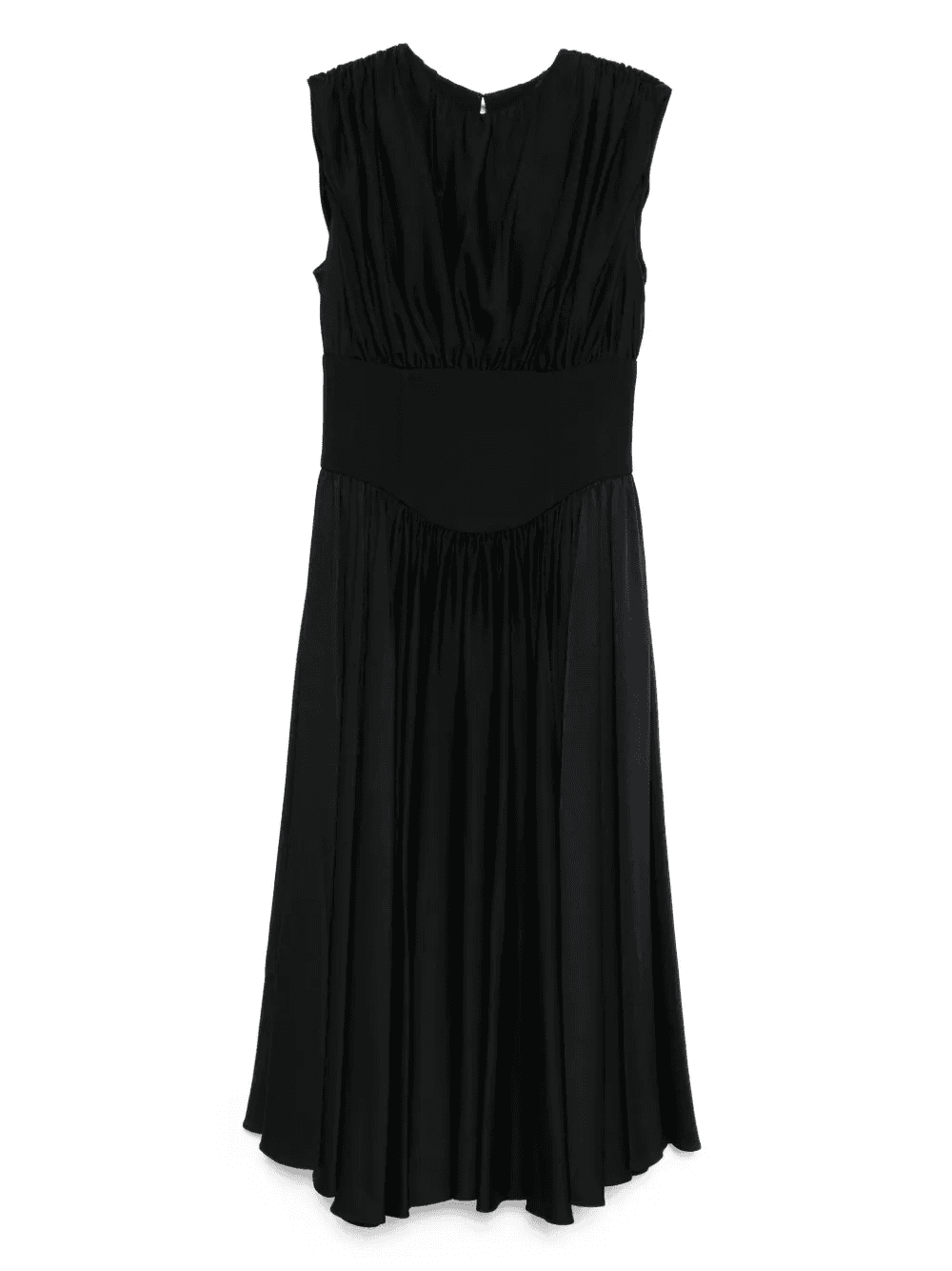 back-crepe corset dress - Image 1