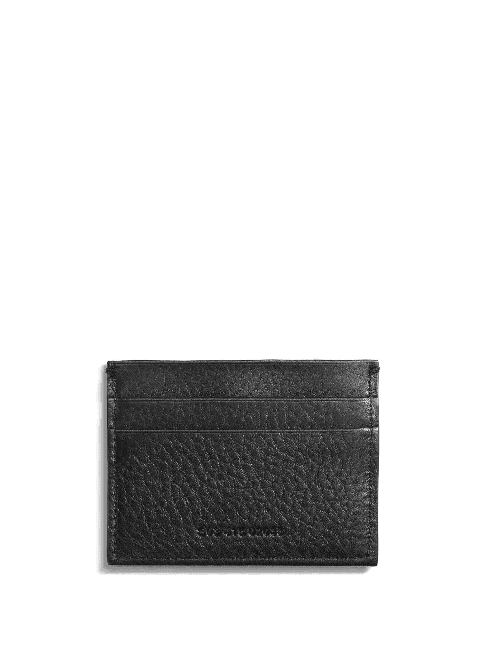 5 Pocket grained-leather card holder - Image 1