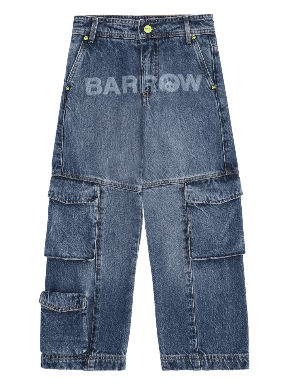 cargo-pocket logo jeans - Image 1