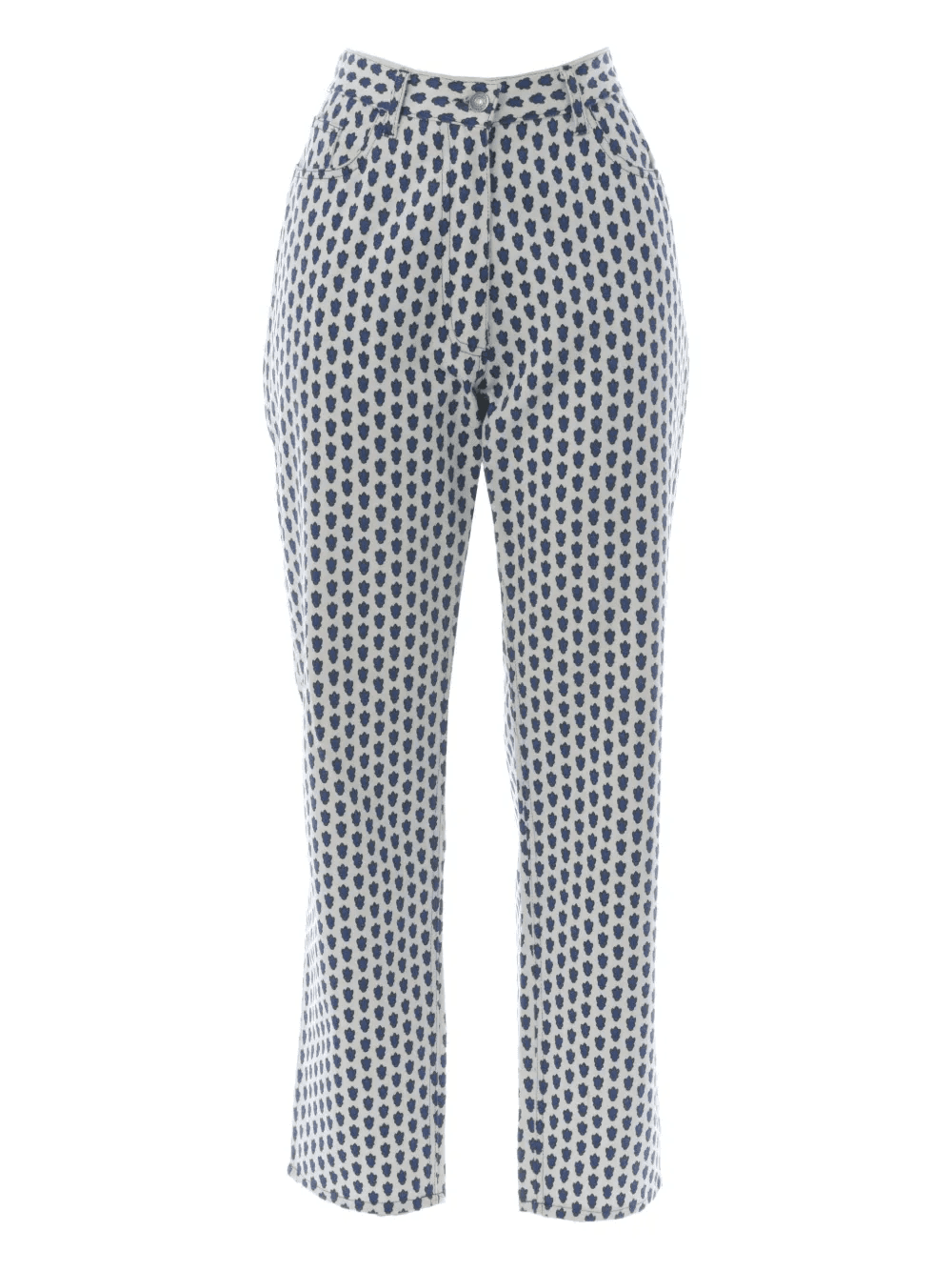 Provençal-print jeans - Image 1