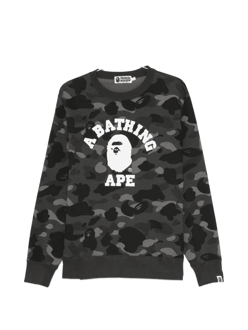 camouflage-pattern logo-print sweatshirt - Image 1